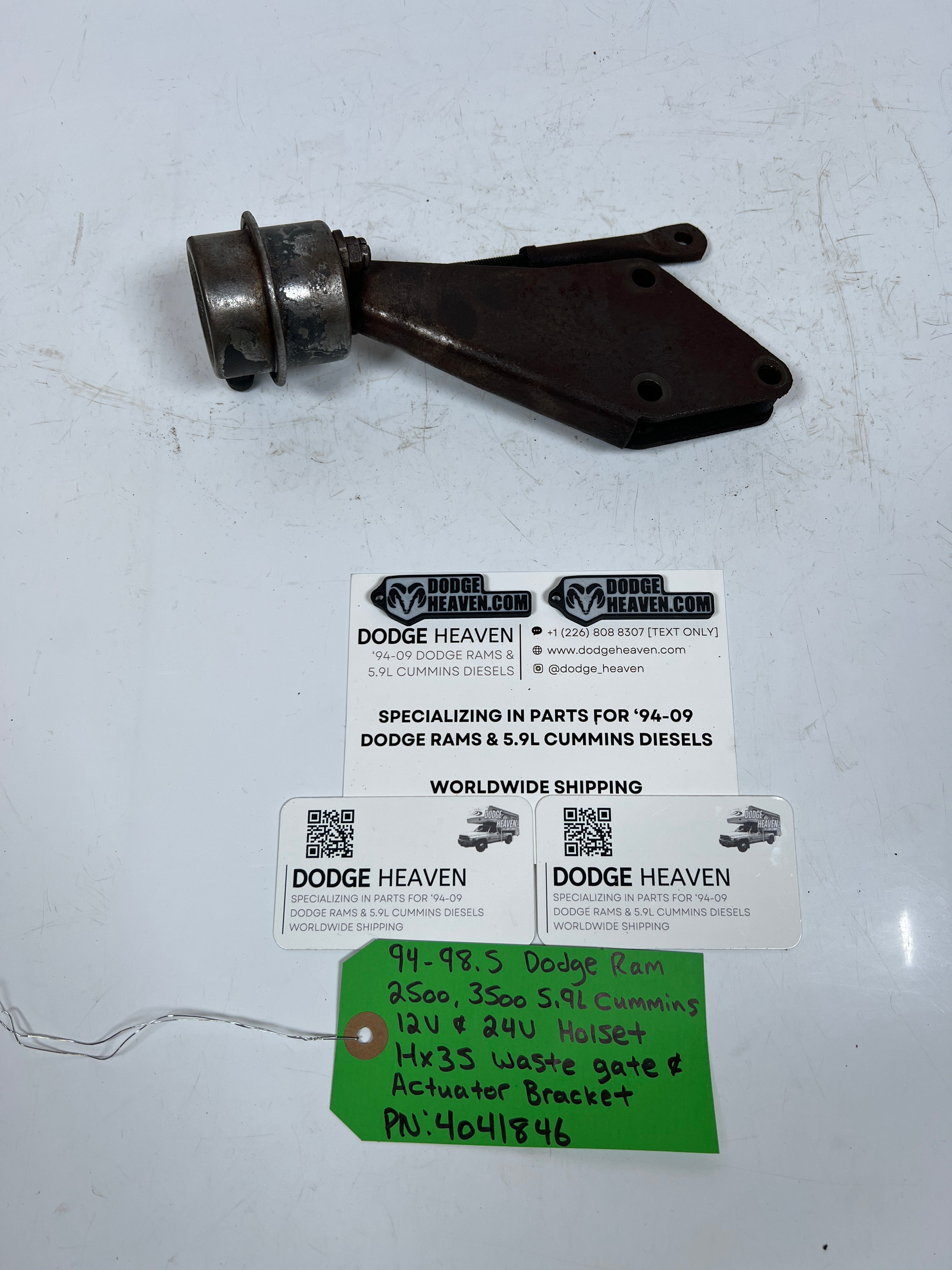 1994-1998.5 Dodge Ram 5.9L Cummins HX35 Waste Gate & Actuator Bracket