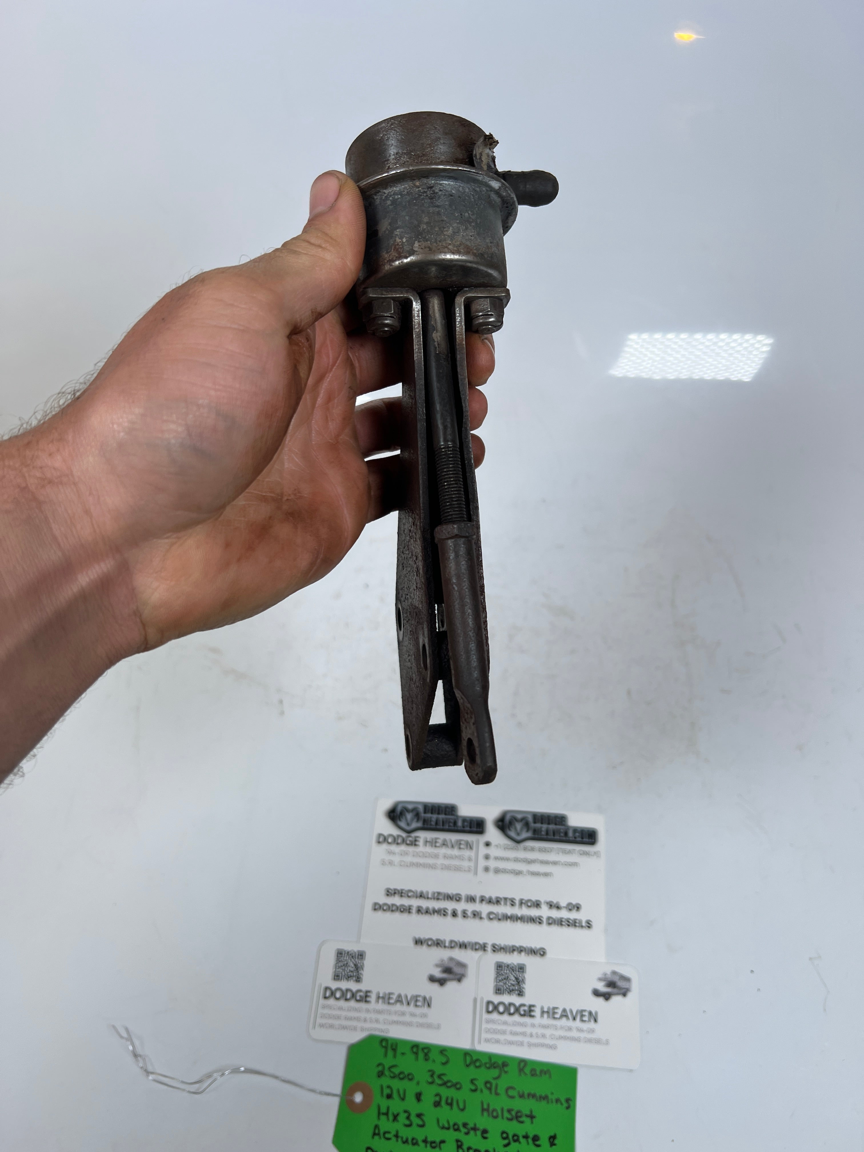 1994-1998.5 Dodge Ram 5.9L Cummins HX35 Waste Gate & Actuator Bracket