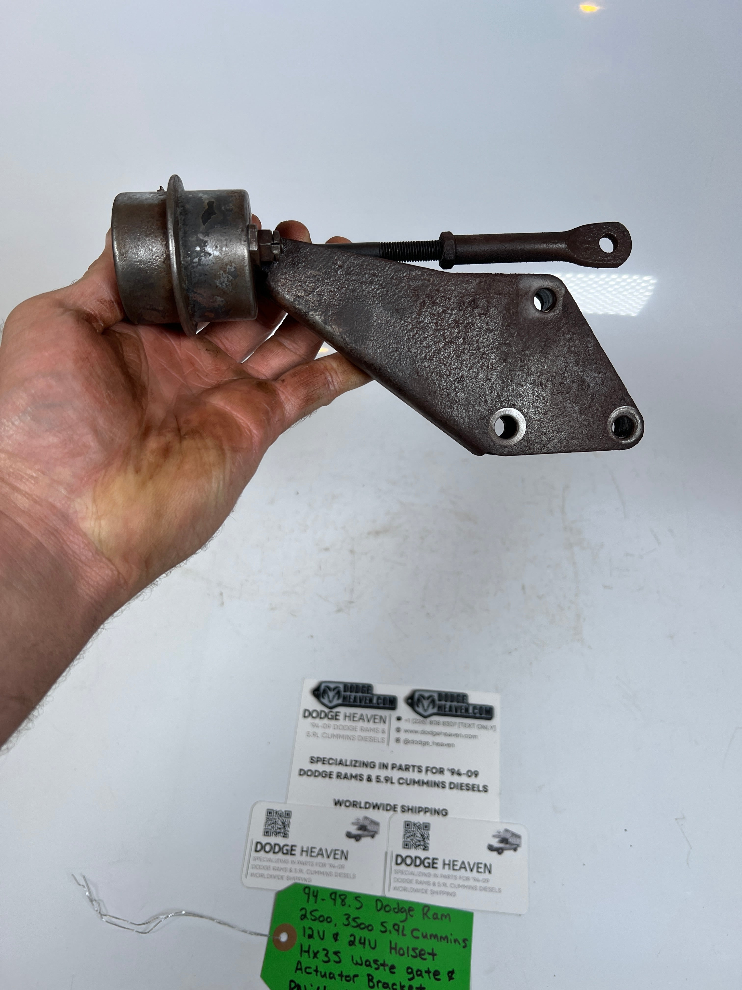 1994-1998.5 Dodge Ram 5.9L Cummins HX35 Waste Gate & Actuator Bracket