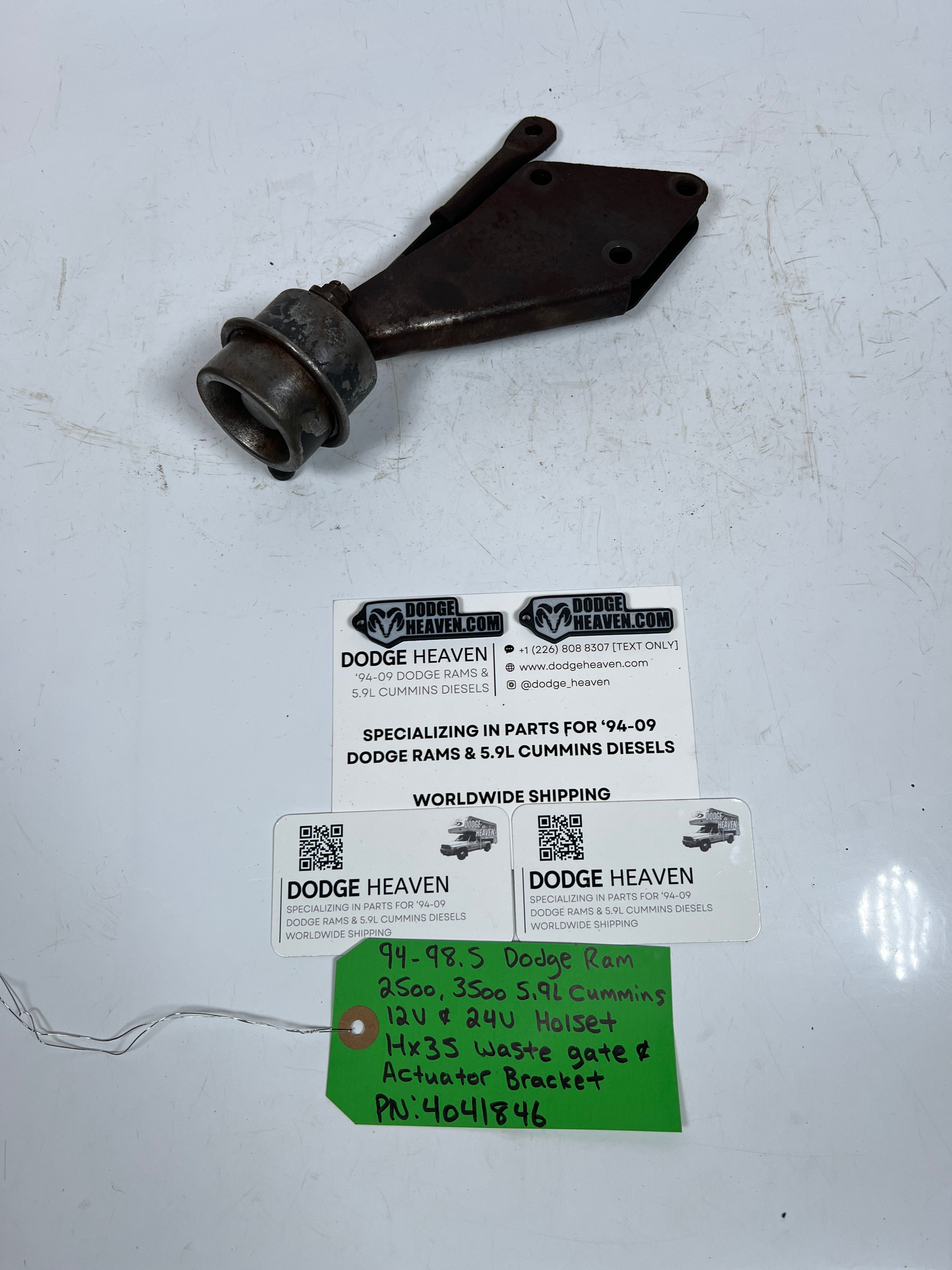 1994-1998.5 Dodge Ram 5.9L Cummins HX35 Waste Gate & Actuator Bracket