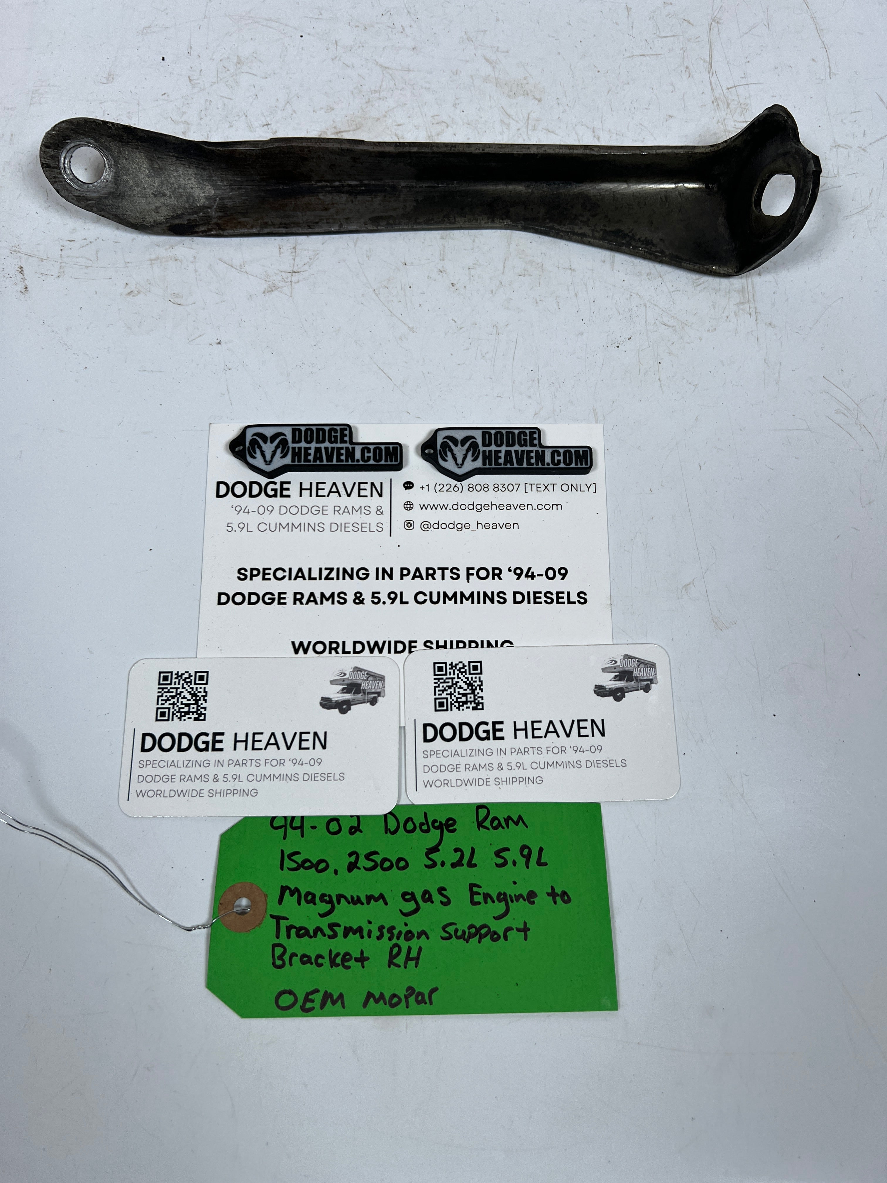 1994-2002 Dodge Ram 5.2L 5.9L Gas Magnum Engine to Trans Support Braacket RH