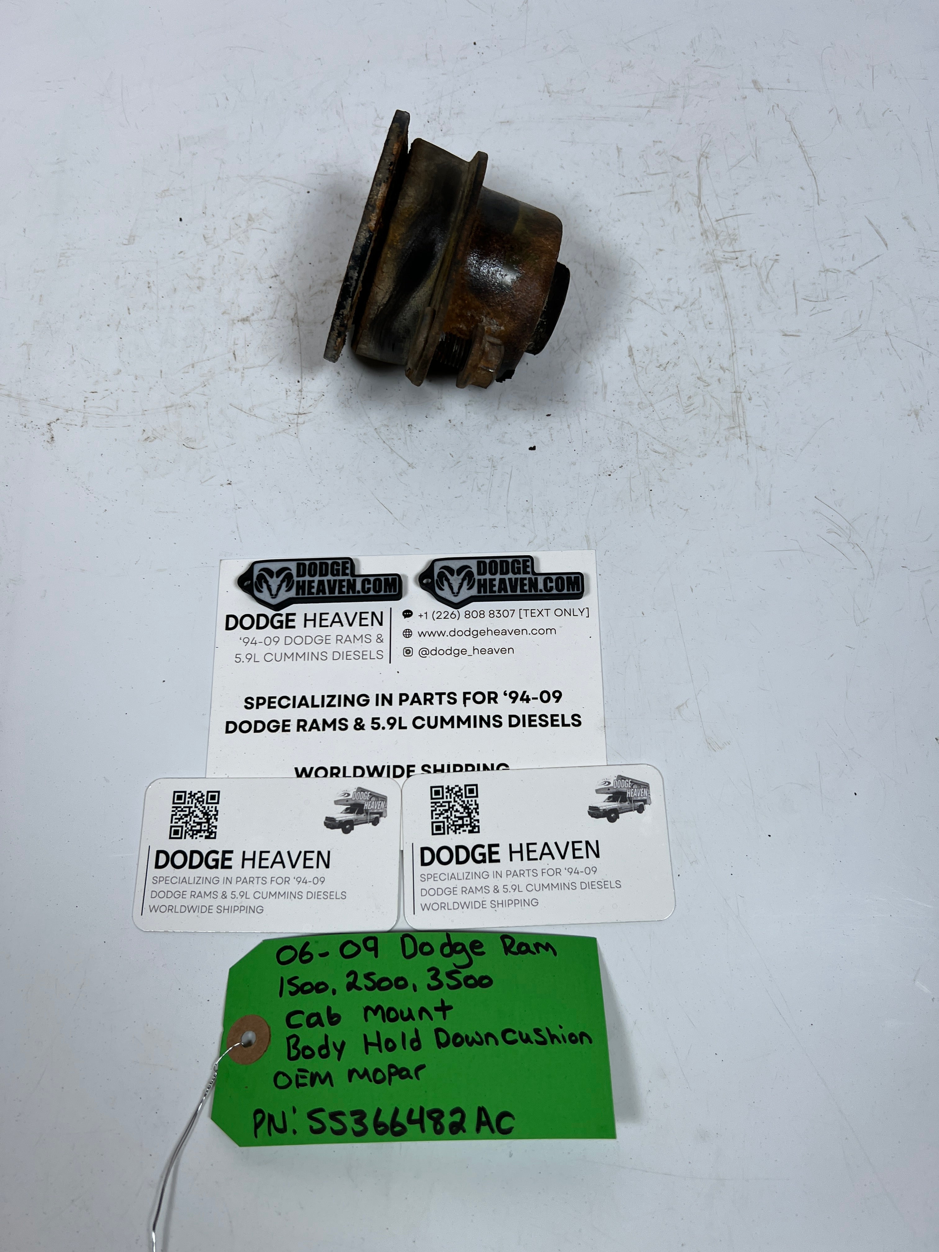 2006-2009 Dodge Ram 1500-3500 Cab Mount Body Hold Down Bushing