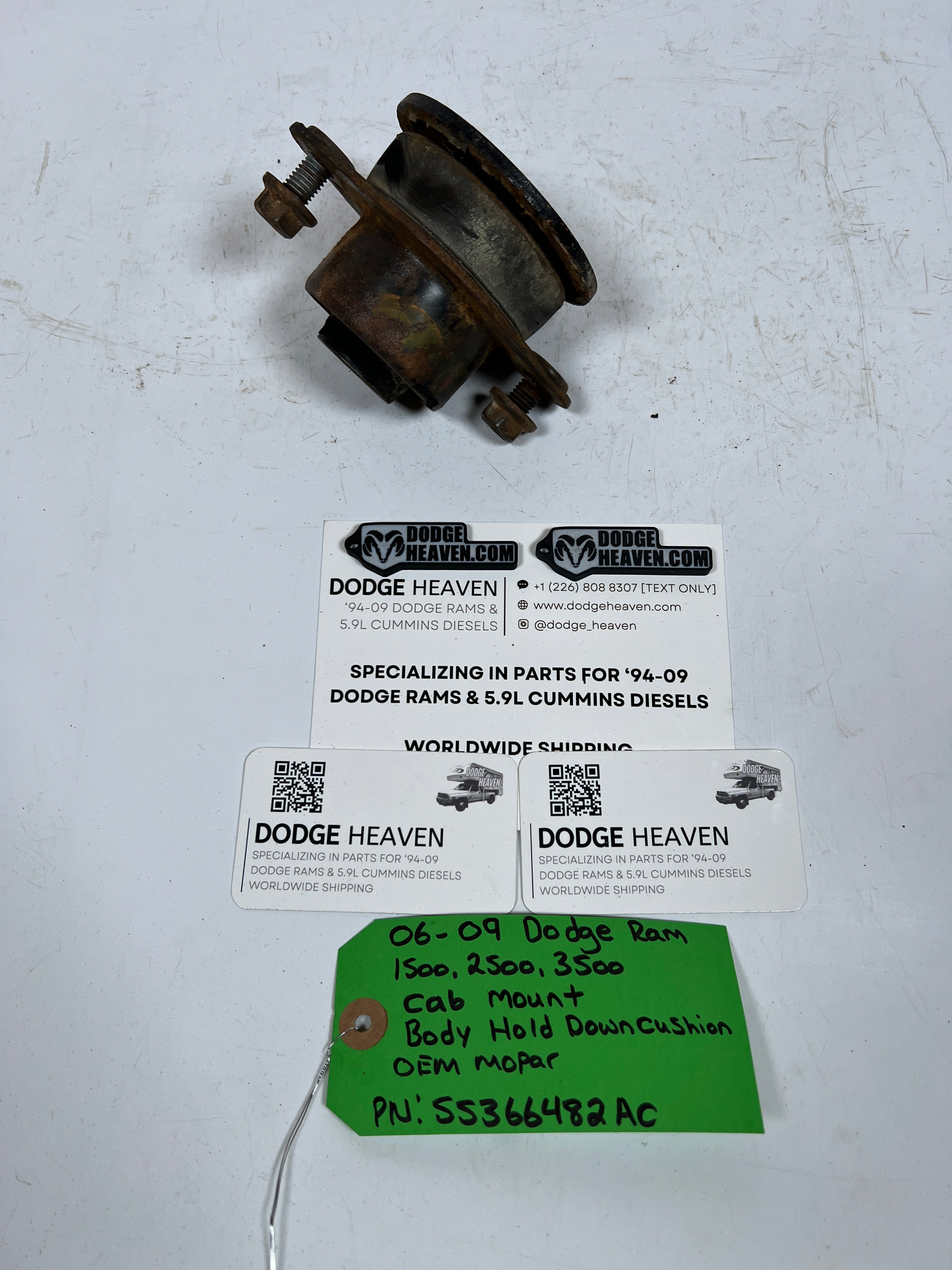 2006-2009 Dodge Ram 1500-3500 Cab Mount Body Hold Down Bushing