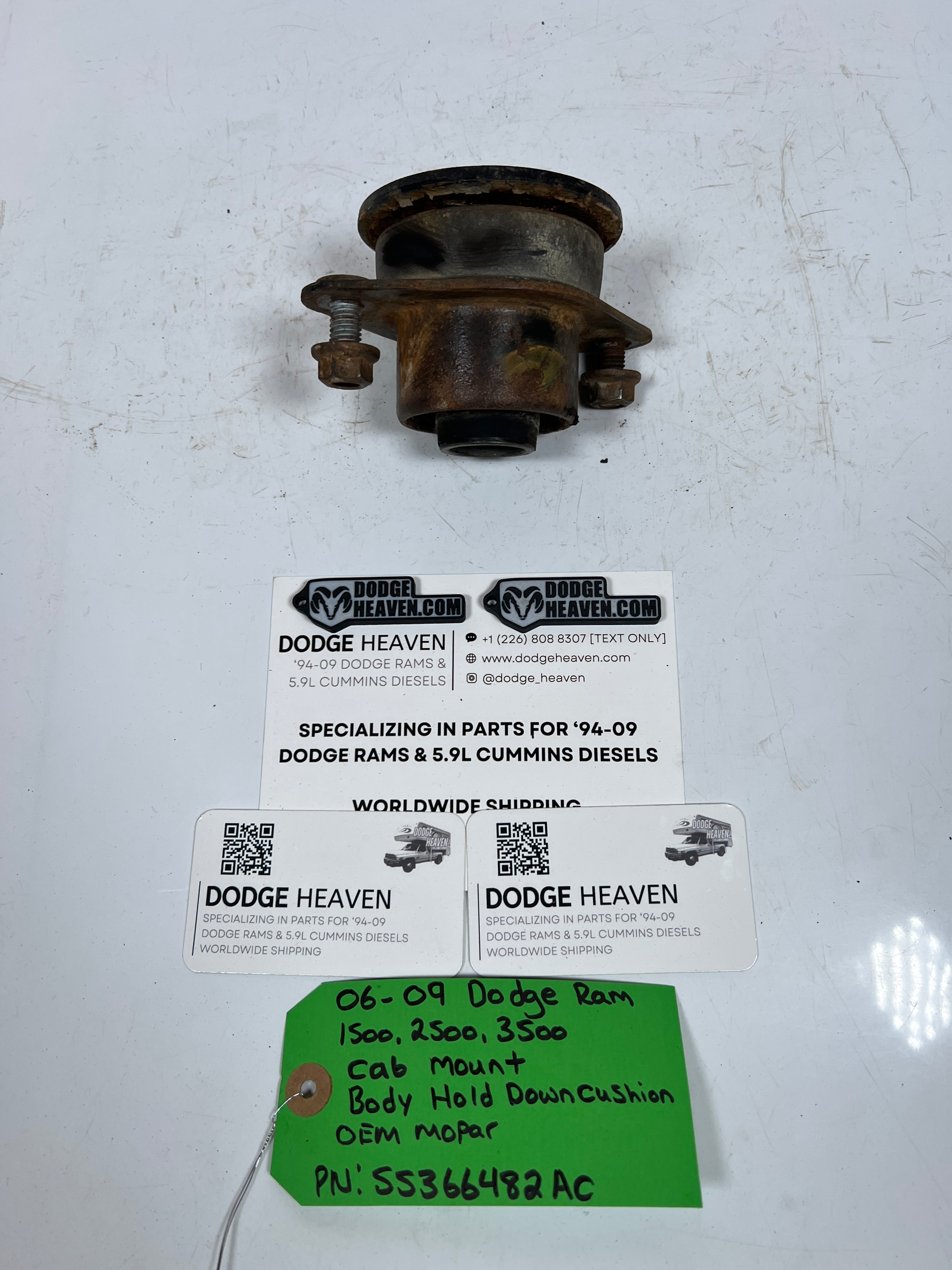 2006-2009 Dodge Ram 1500-3500 Cab Mount Body Hold Down Bushing