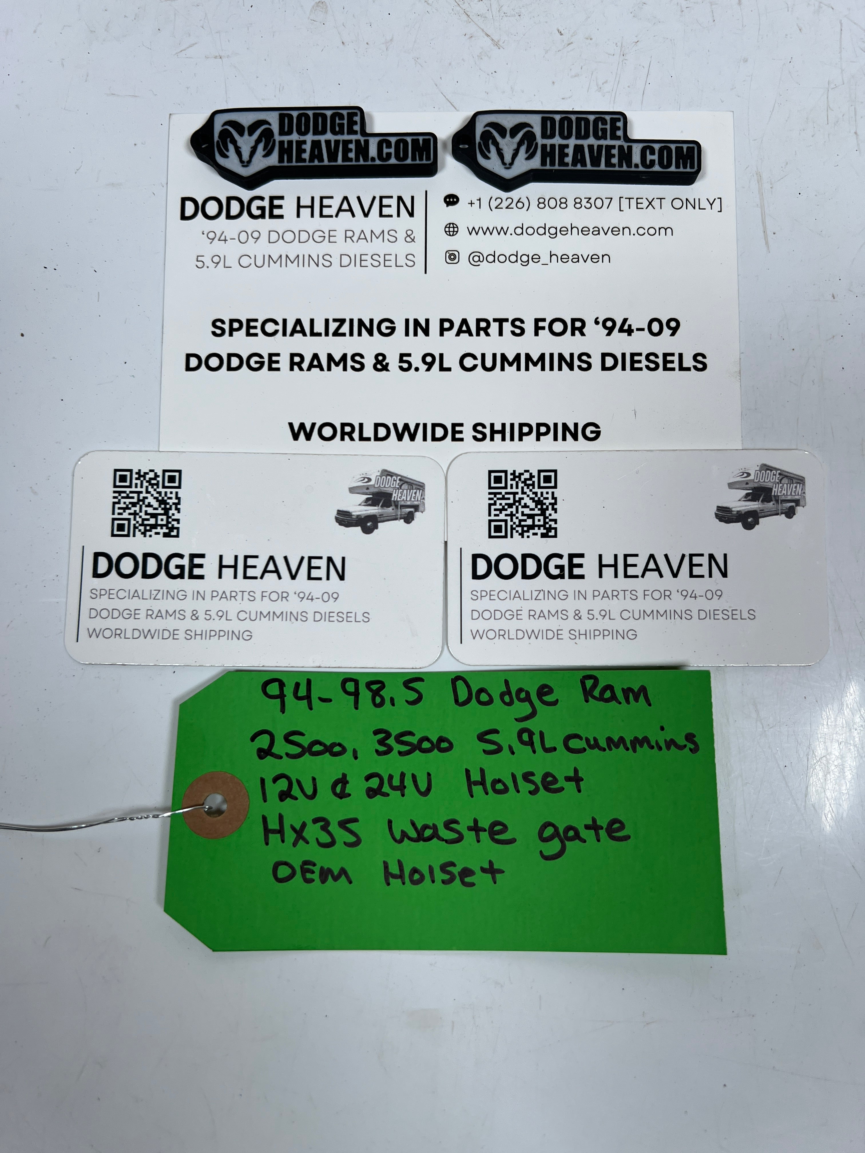 1994-1998.5 Dodge Ram 5.9L 12 Valve & 24 Valve 5.9l Cummins HX35 Waste Gate