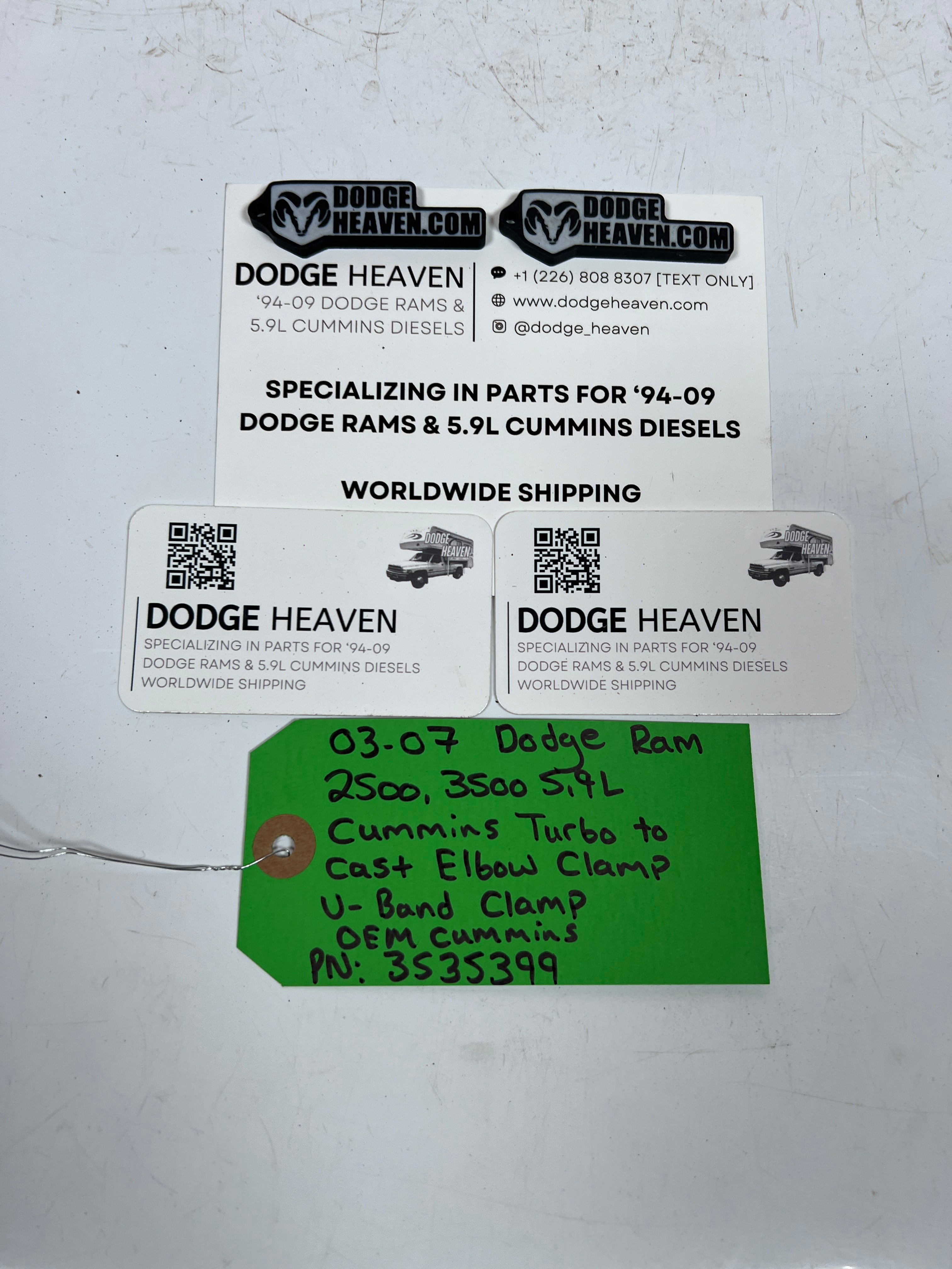 2003-2007 Dodge Ram 5.9L Cummins Turbo to Exhaust Elbow V-band Clamp