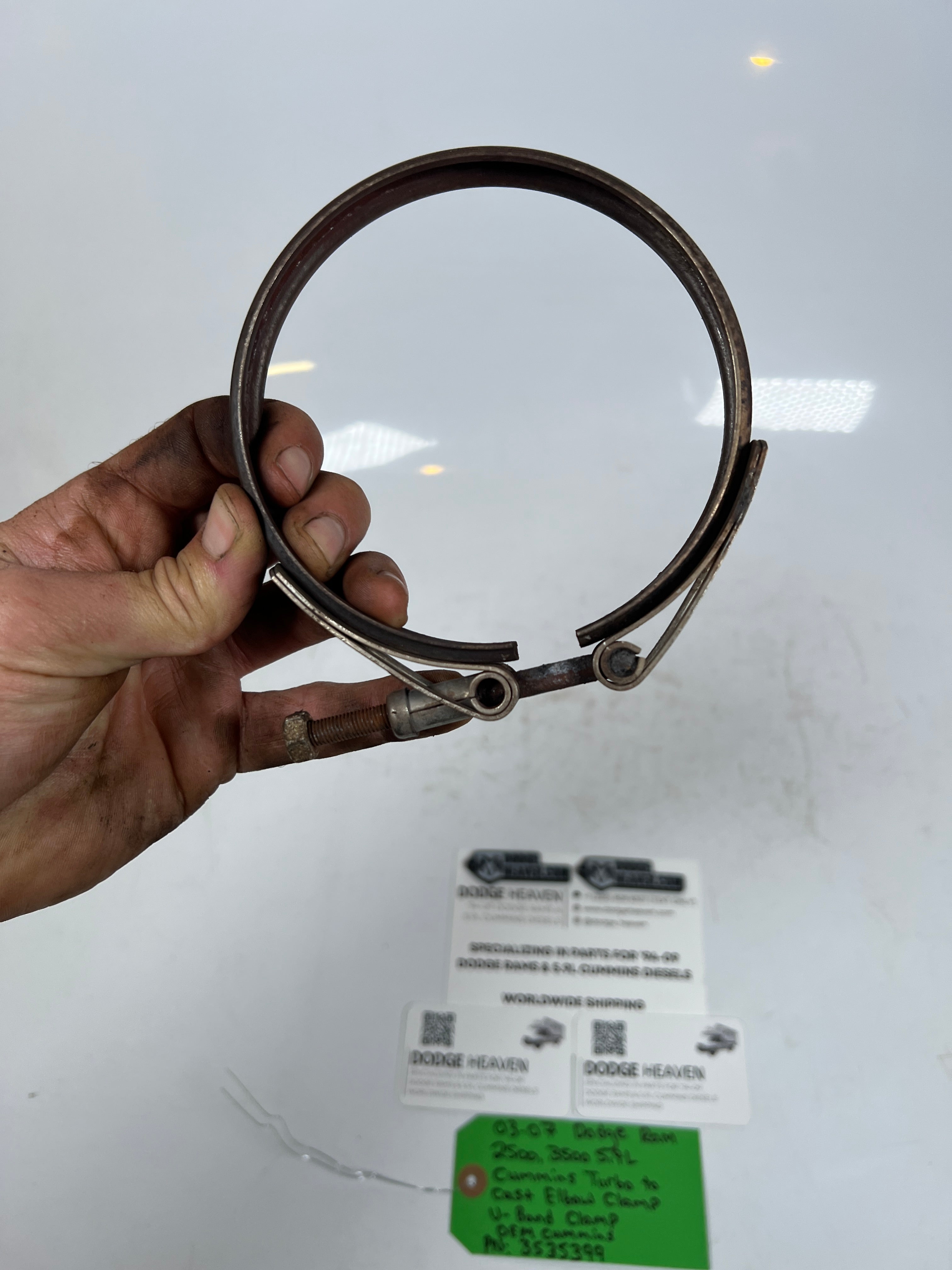 2003-2007 Dodge Ram 5.9L Cummins Turbo to Exhaust Elbow V-band Clamp