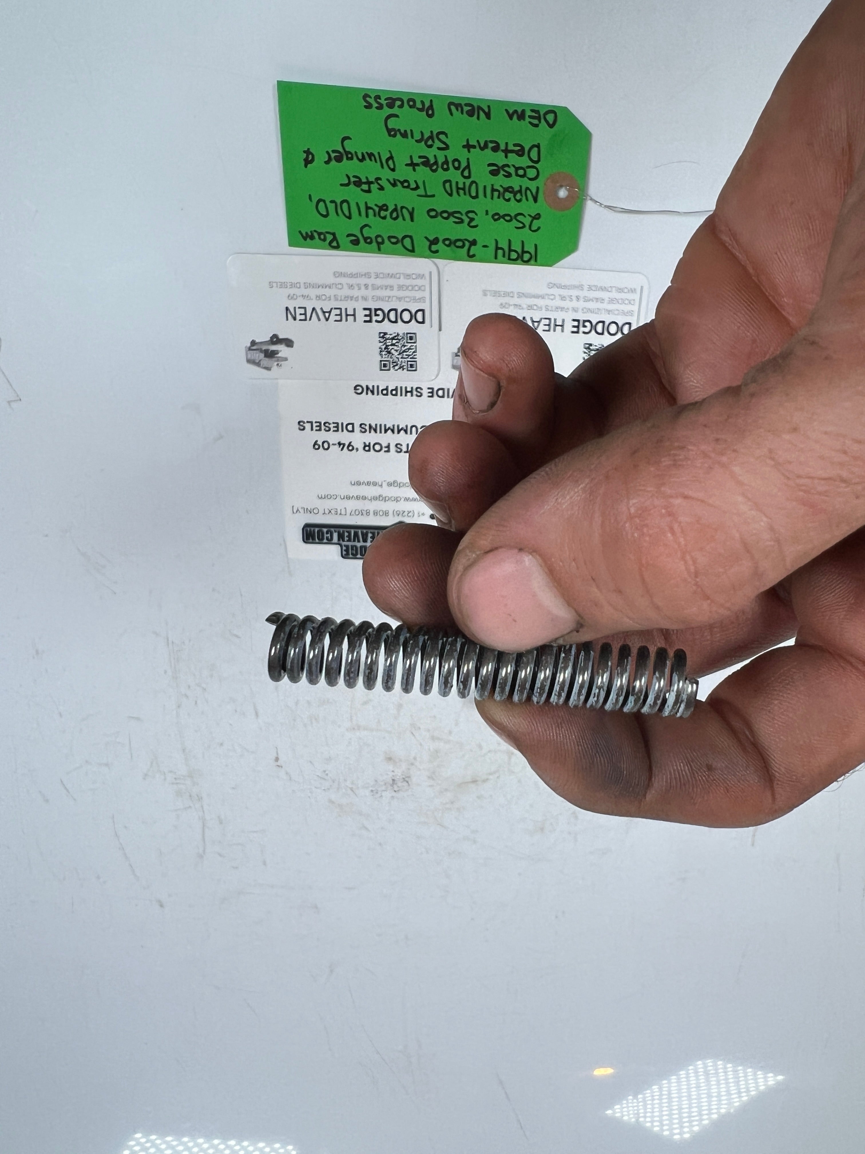 1994-2002 Dodge Ram 241DLD 241DHD Transfer Case Poppet Plunger & Detent Spring