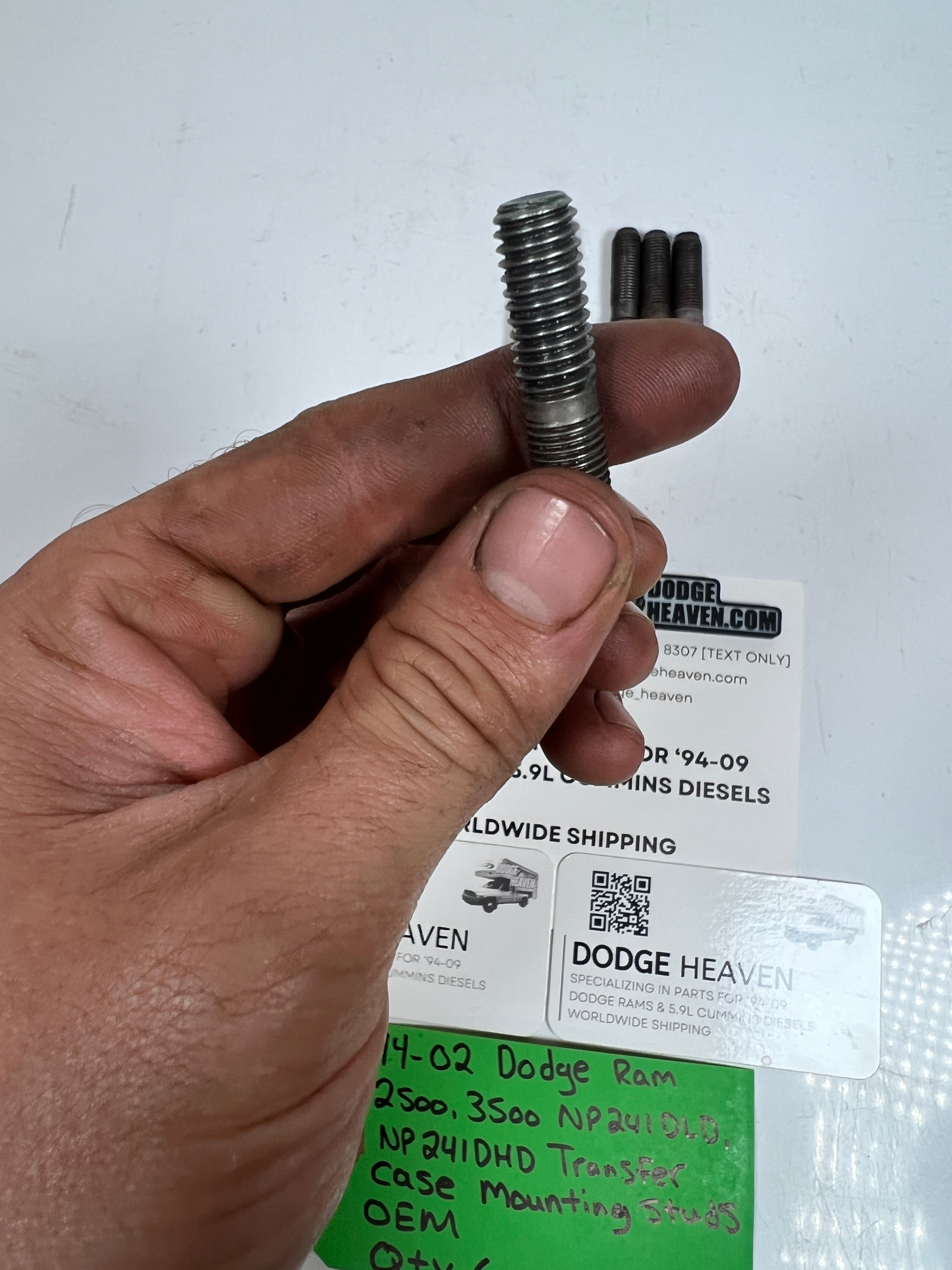 1994-2002 Dodge Ram 241DLD 241DHD Transfer Case Mounting Studs QTY 6
