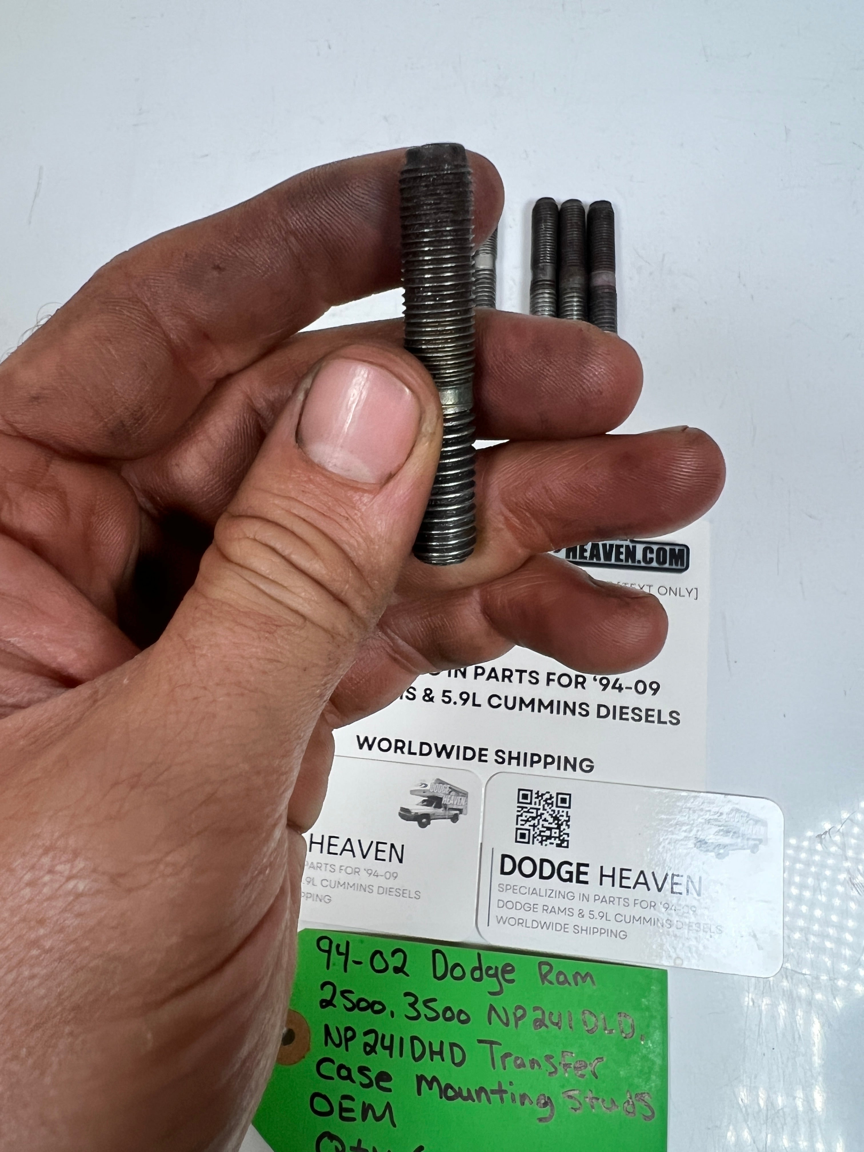 1994-2002 Dodge Ram 241DLD 241DHD Transfer Case Mounting Studs QTY 6