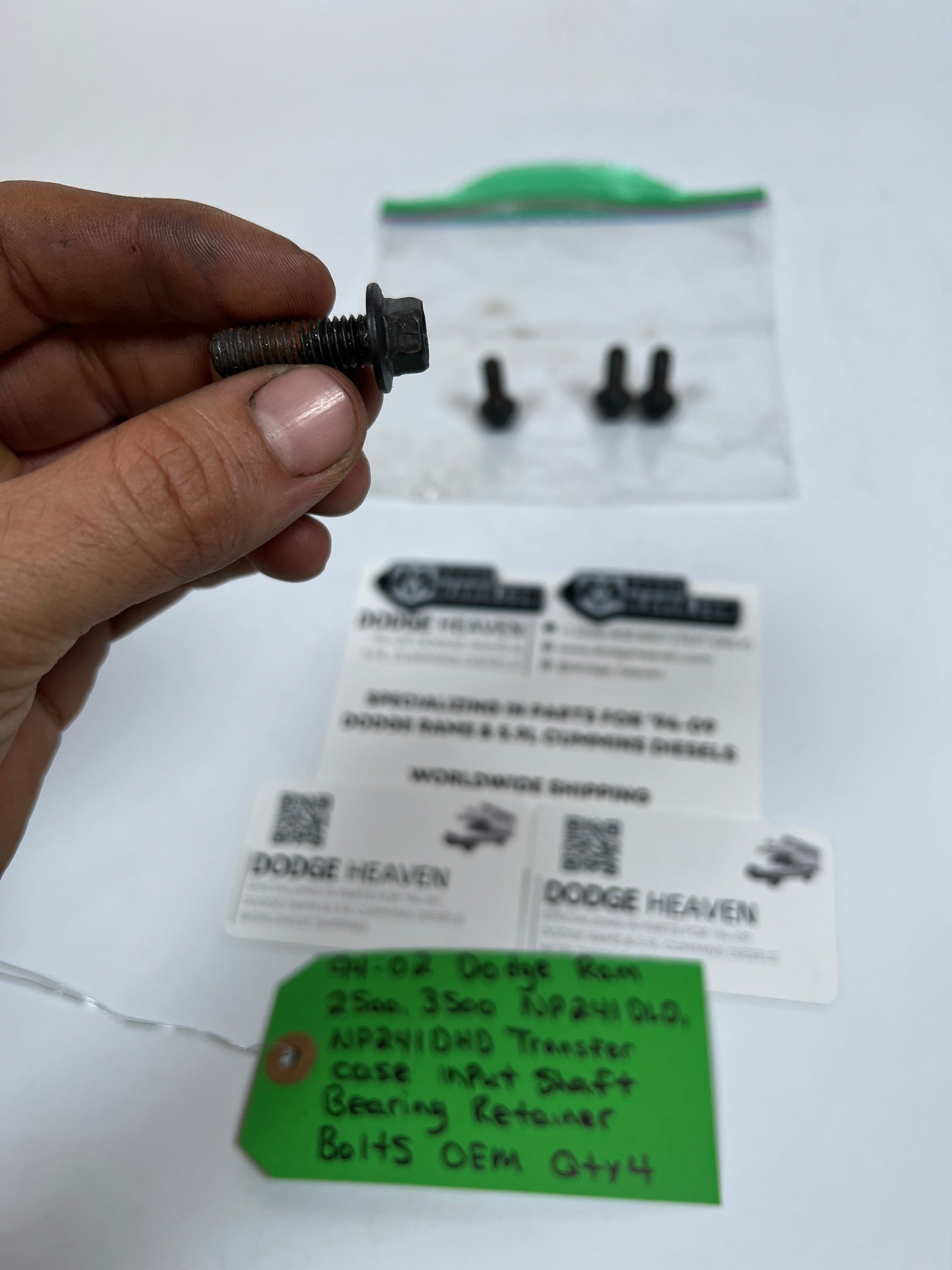 1994-2002 Dodge Ram 241DLD DHD Transfer Case Input Shaft Bearing Retainer Bolts