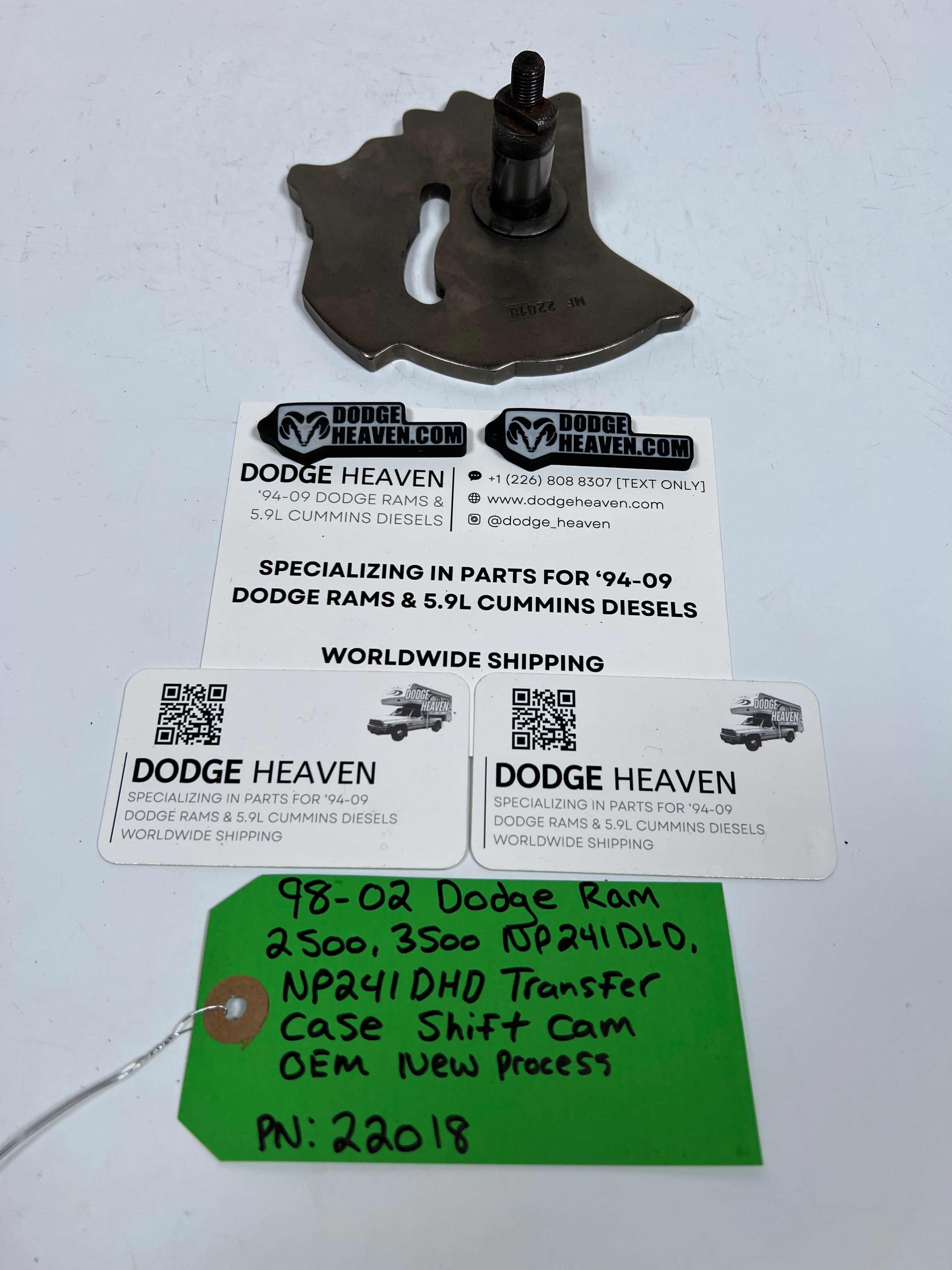 1998-2002 Dodge Ram 241DLD 241DHD Transfer Case Shfit Cam New Process