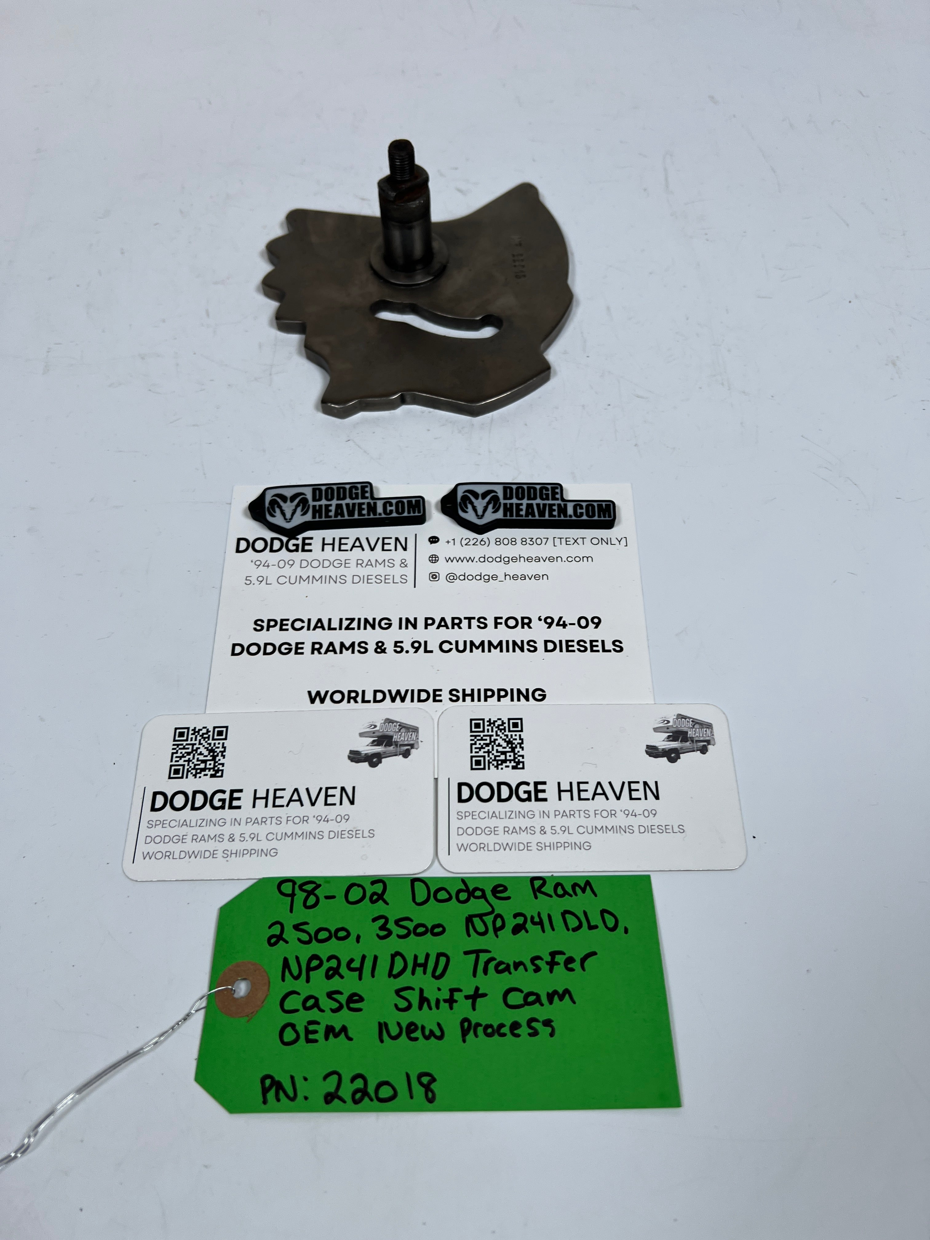 1998-2002 Dodge Ram 241DLD 241DHD Transfer Case Shfit Cam New Process