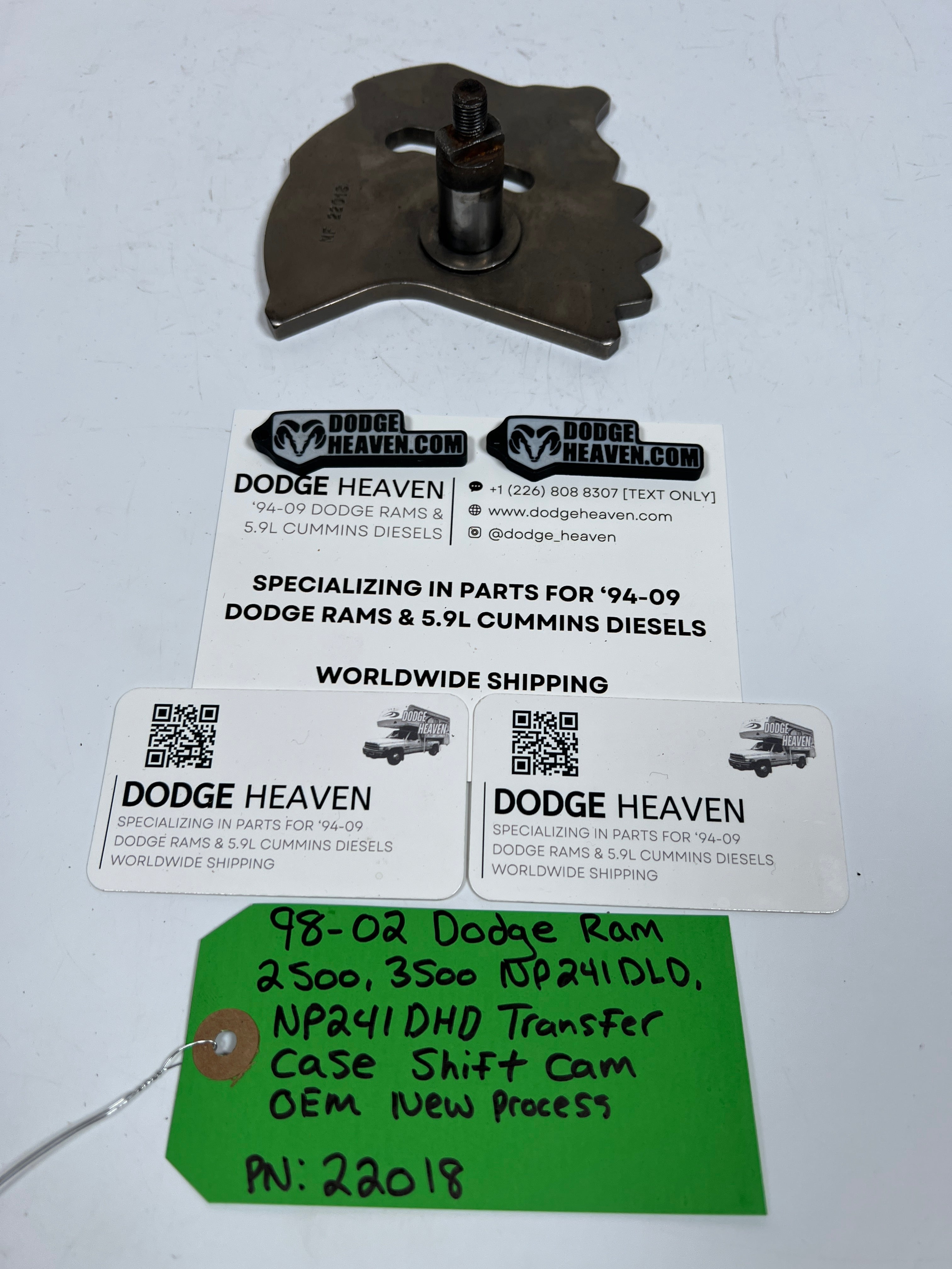 1998-2002 Dodge Ram 241DLD 241DHD Transfer Case Shfit Cam New Process