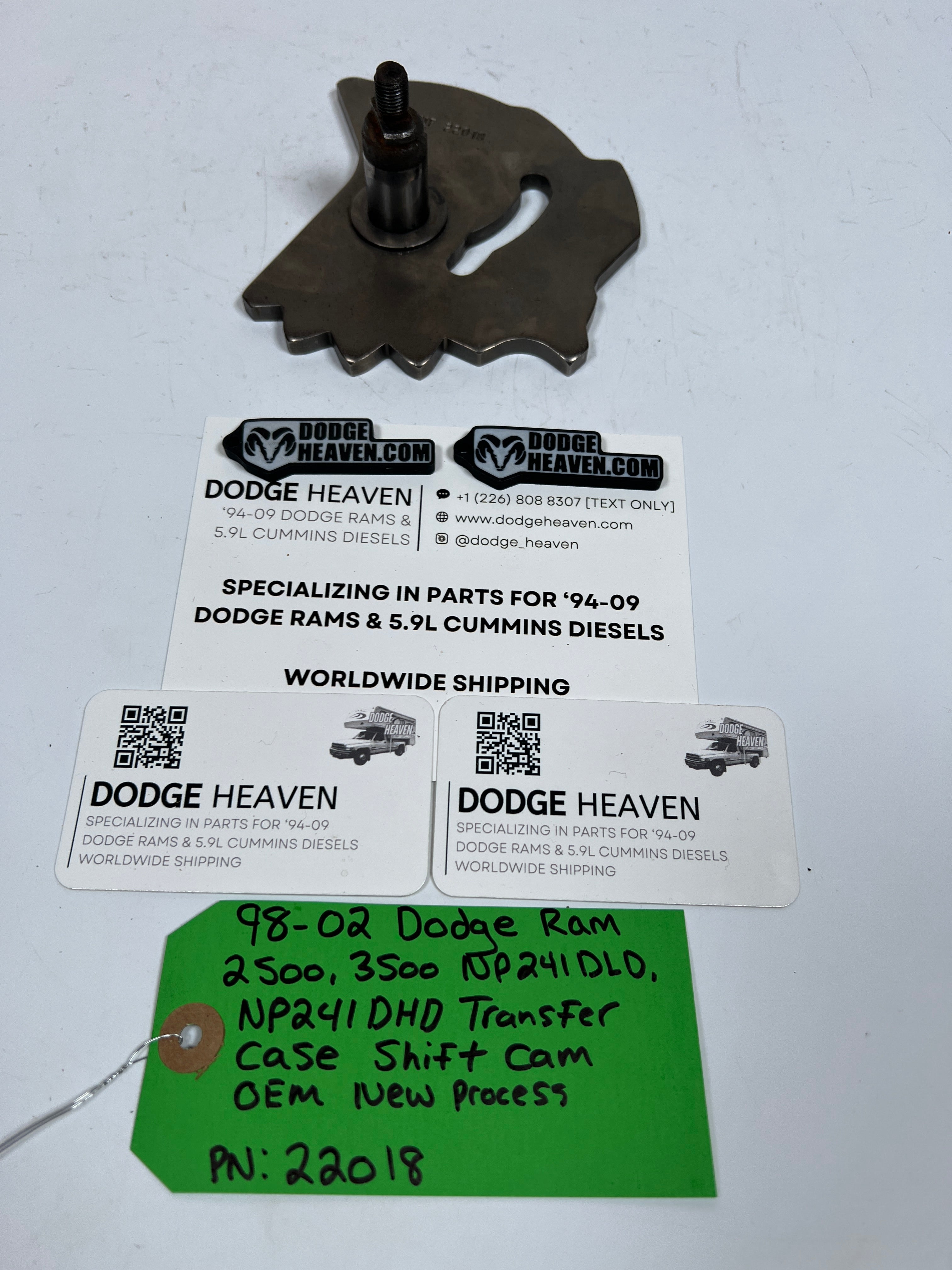 1998-2002 Dodge Ram 241DLD 241DHD Transfer Case Shfit Cam New Process