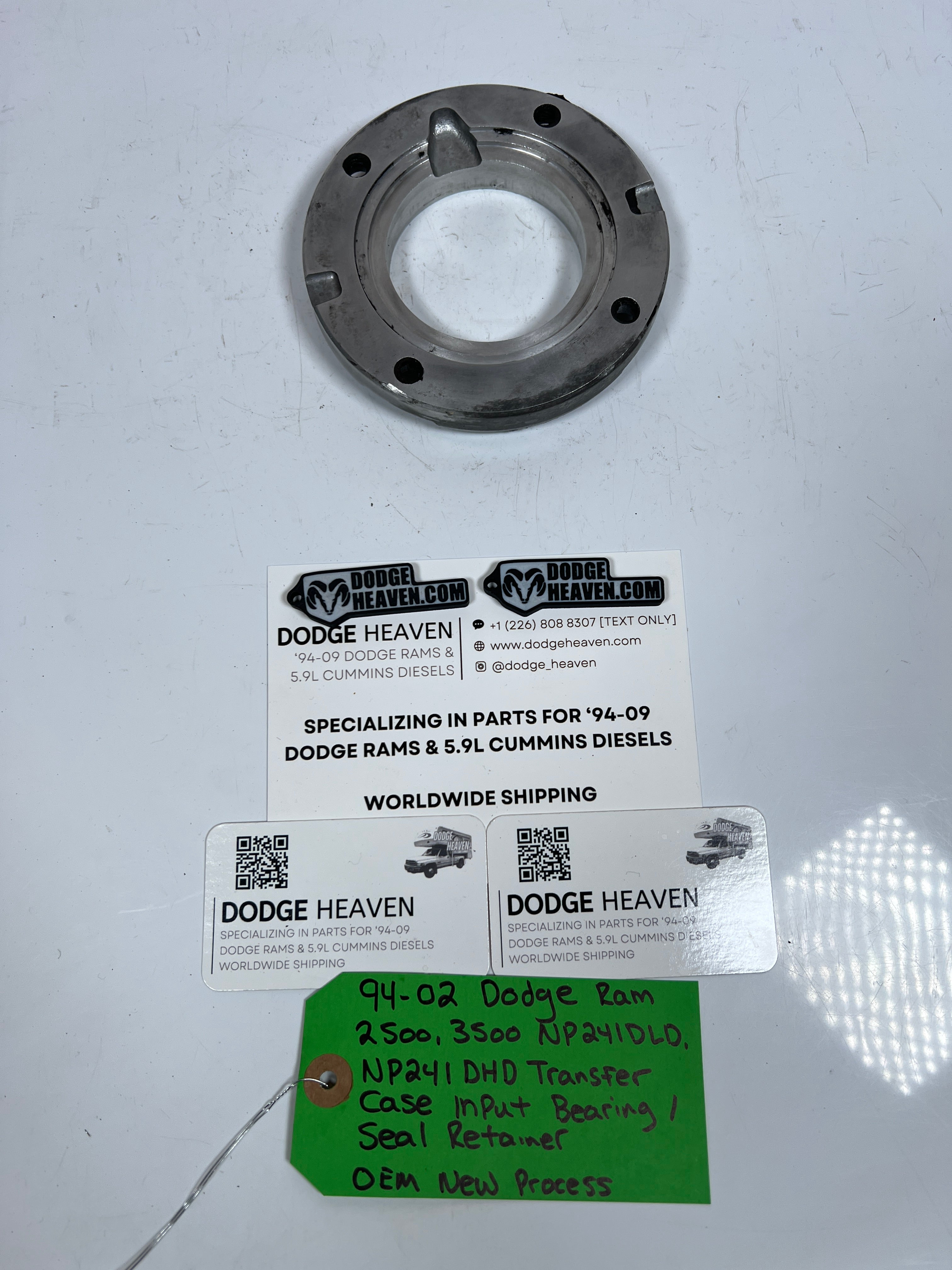 1994-2002 Dodge Ram 241DLD 241DHD Transfer Case Input Bearing / Seal Retainer