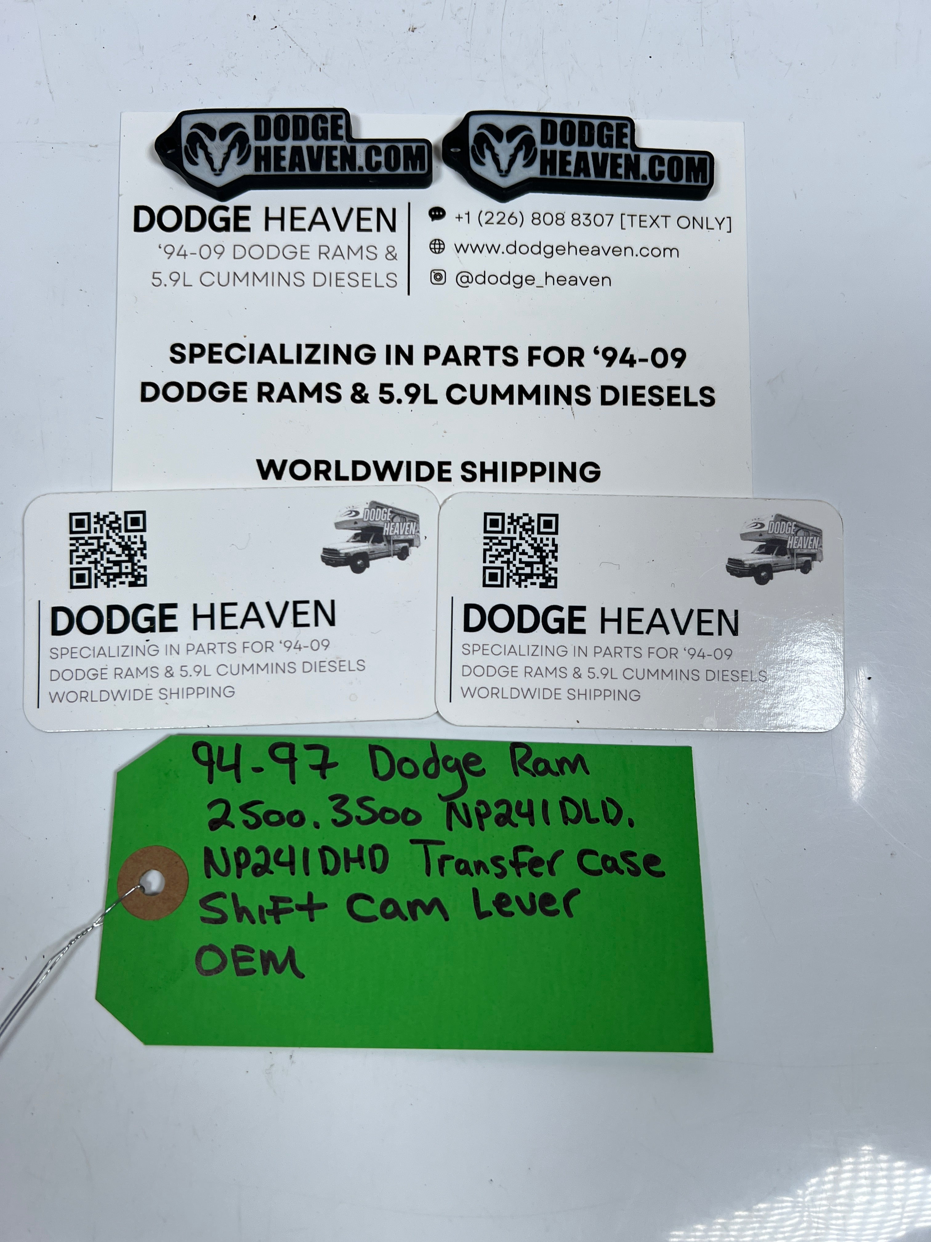 1994-1997 Dodge Ram 241DLD 241DHD Transfer Case Shift Cam Lever OEM New Process