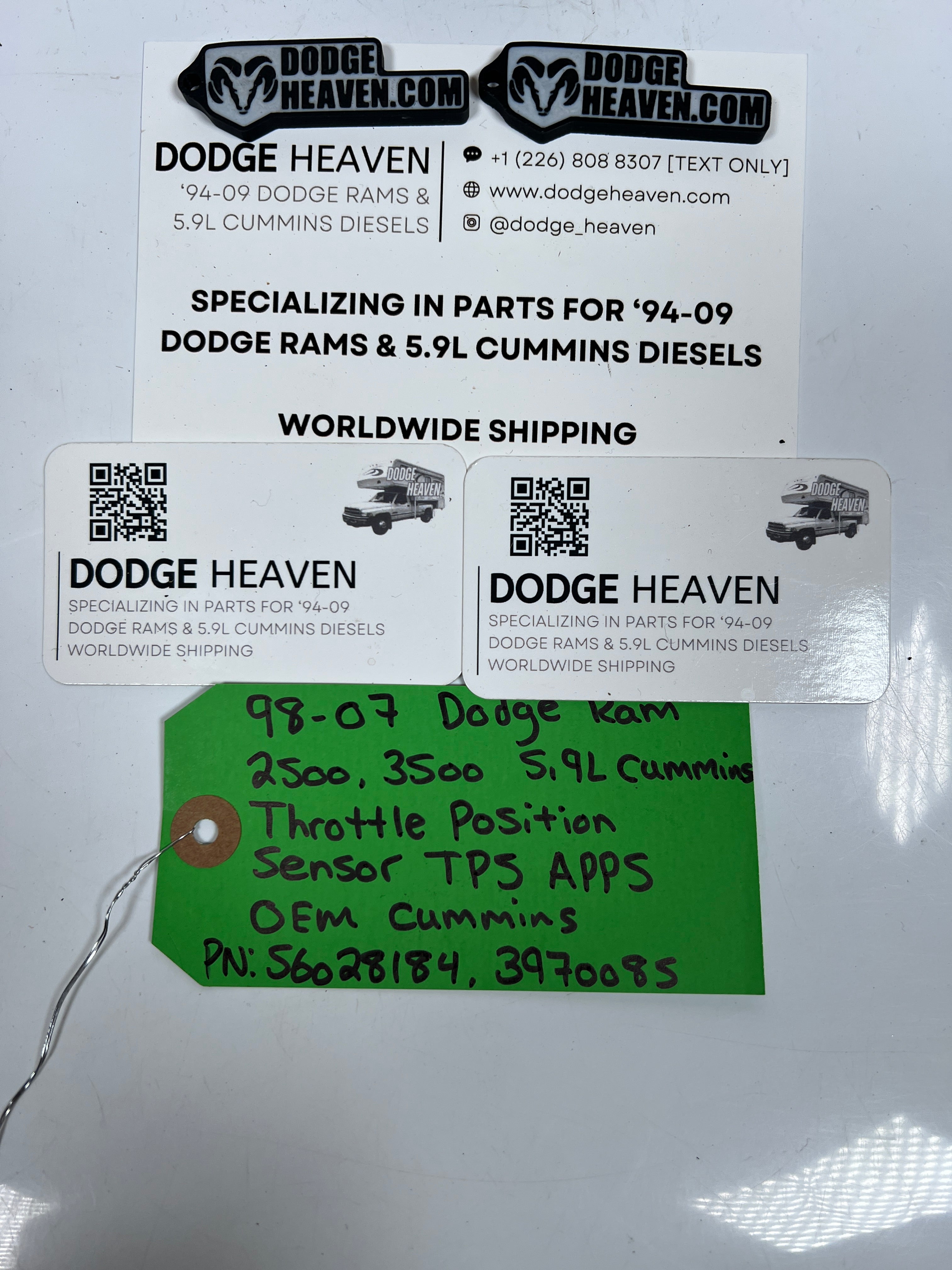 1998-2007 Dodge Ram 5.9L Cummins Throttle Position Sensor TPS APPS