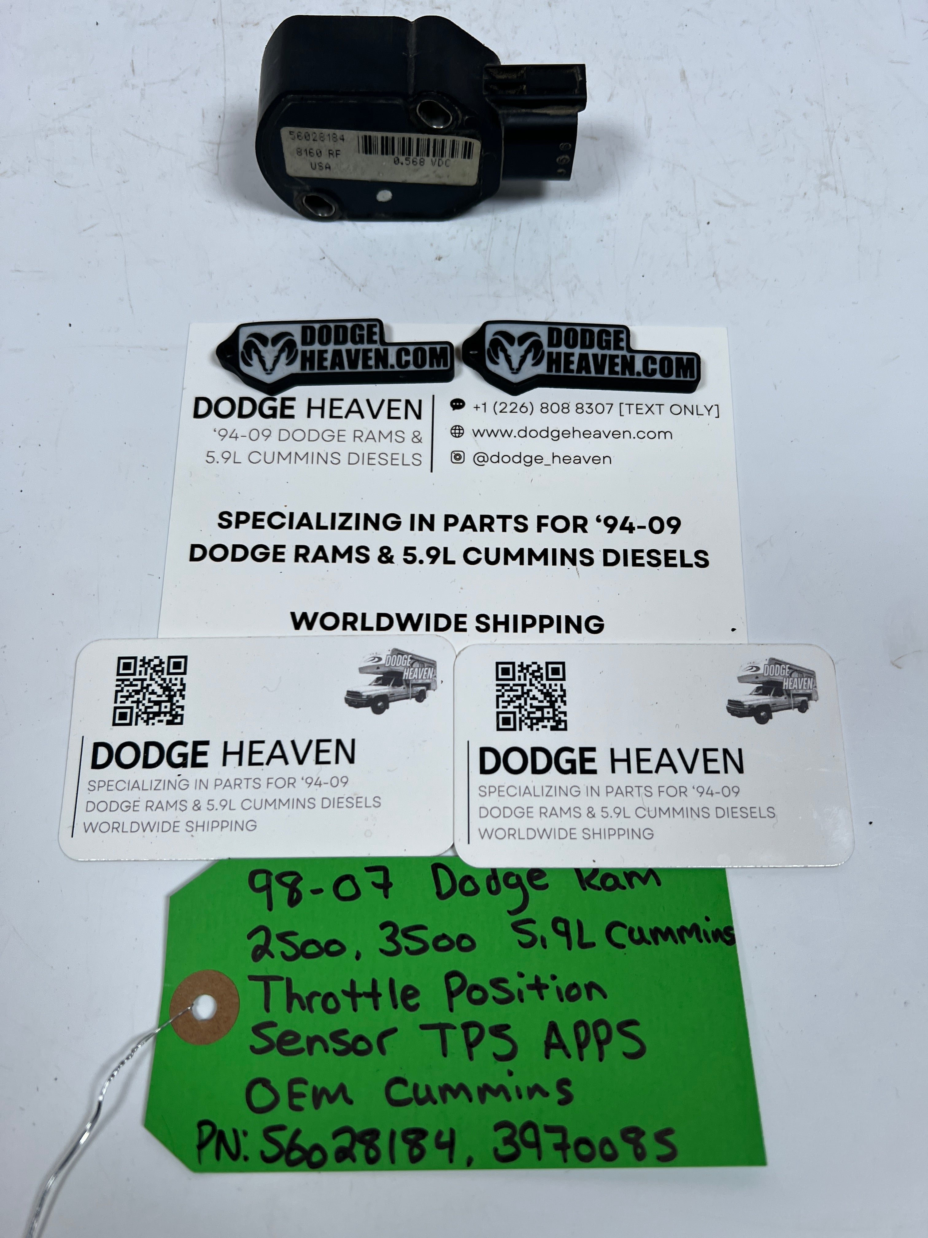 1998-2007 Dodge Ram 5.9L Cummins Throttle Position Sensor TPS APPS