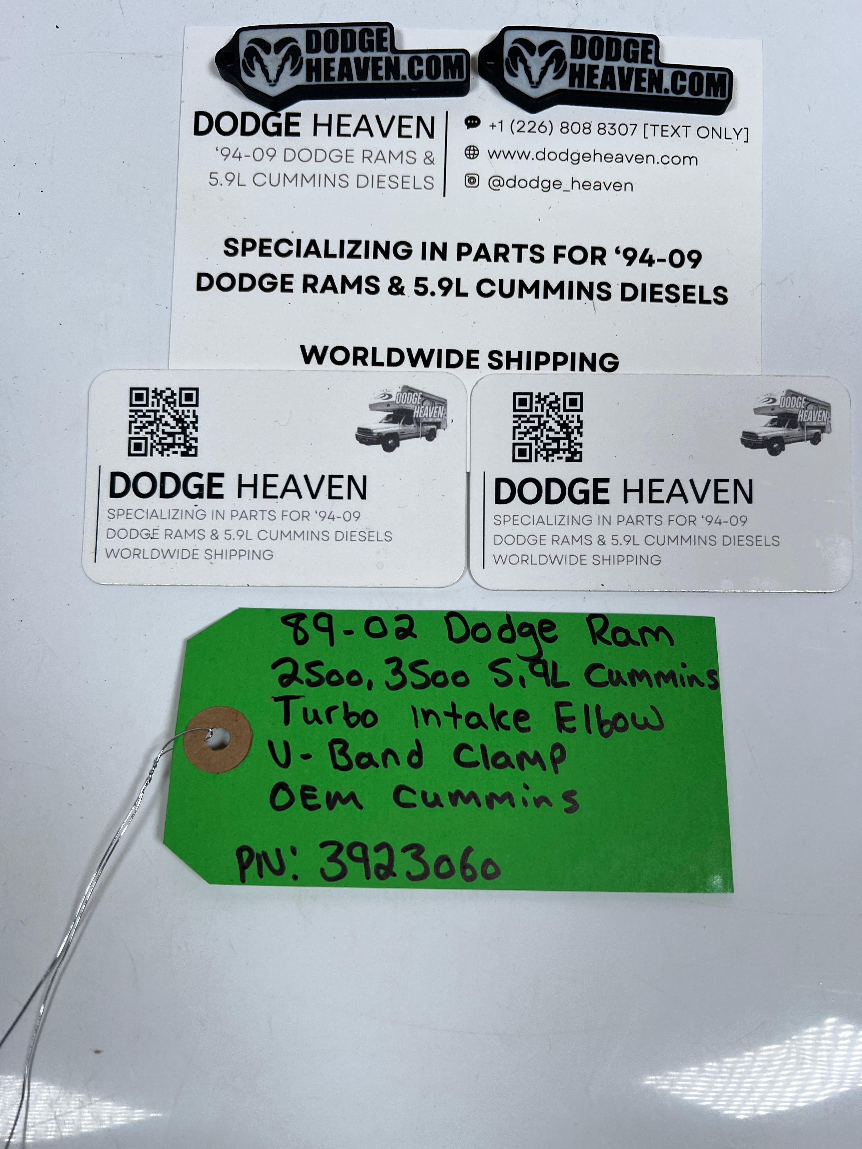 1989-2002 Dodge Ram 5.9L Cummins Turbo Intake Elbow V-Band Clamp