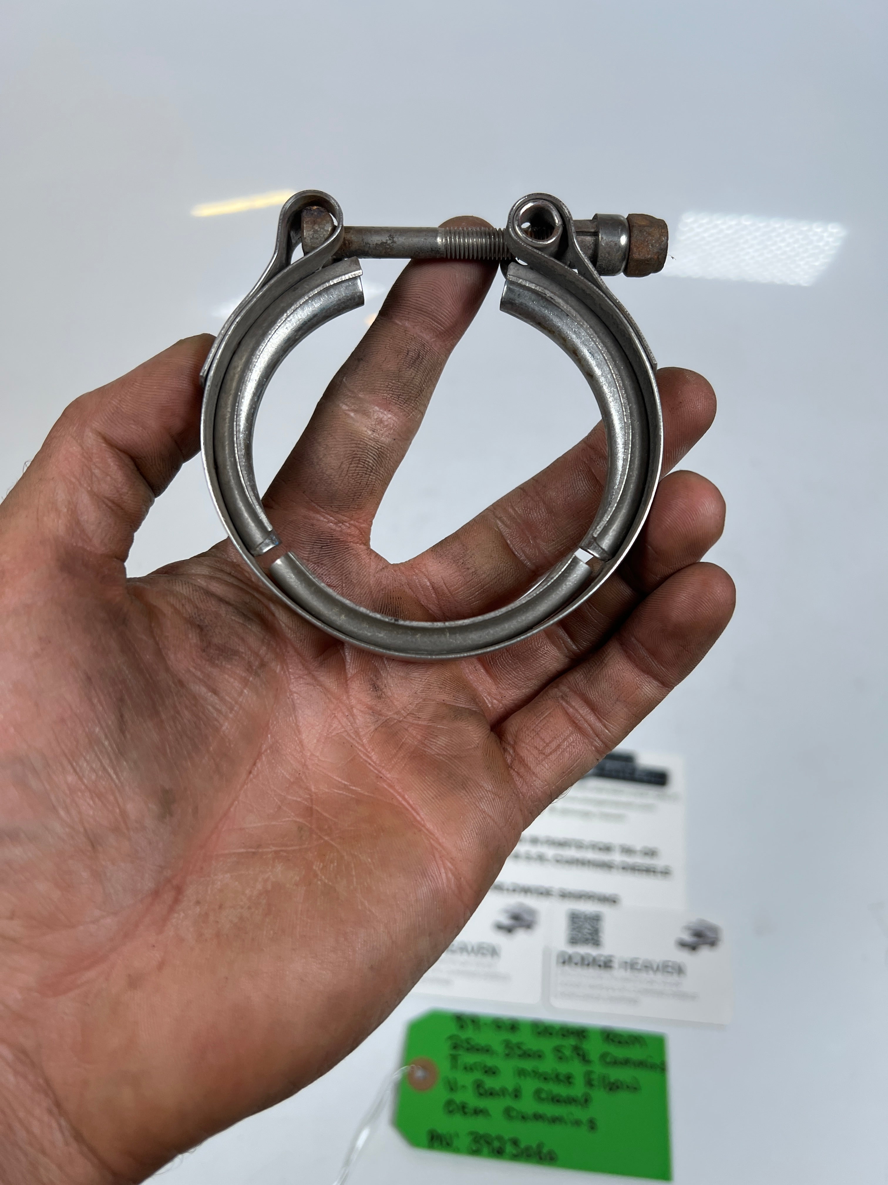 1989-2002 Dodge Ram 5.9L Cummins Turbo Intake Elbow V-Band Clamp