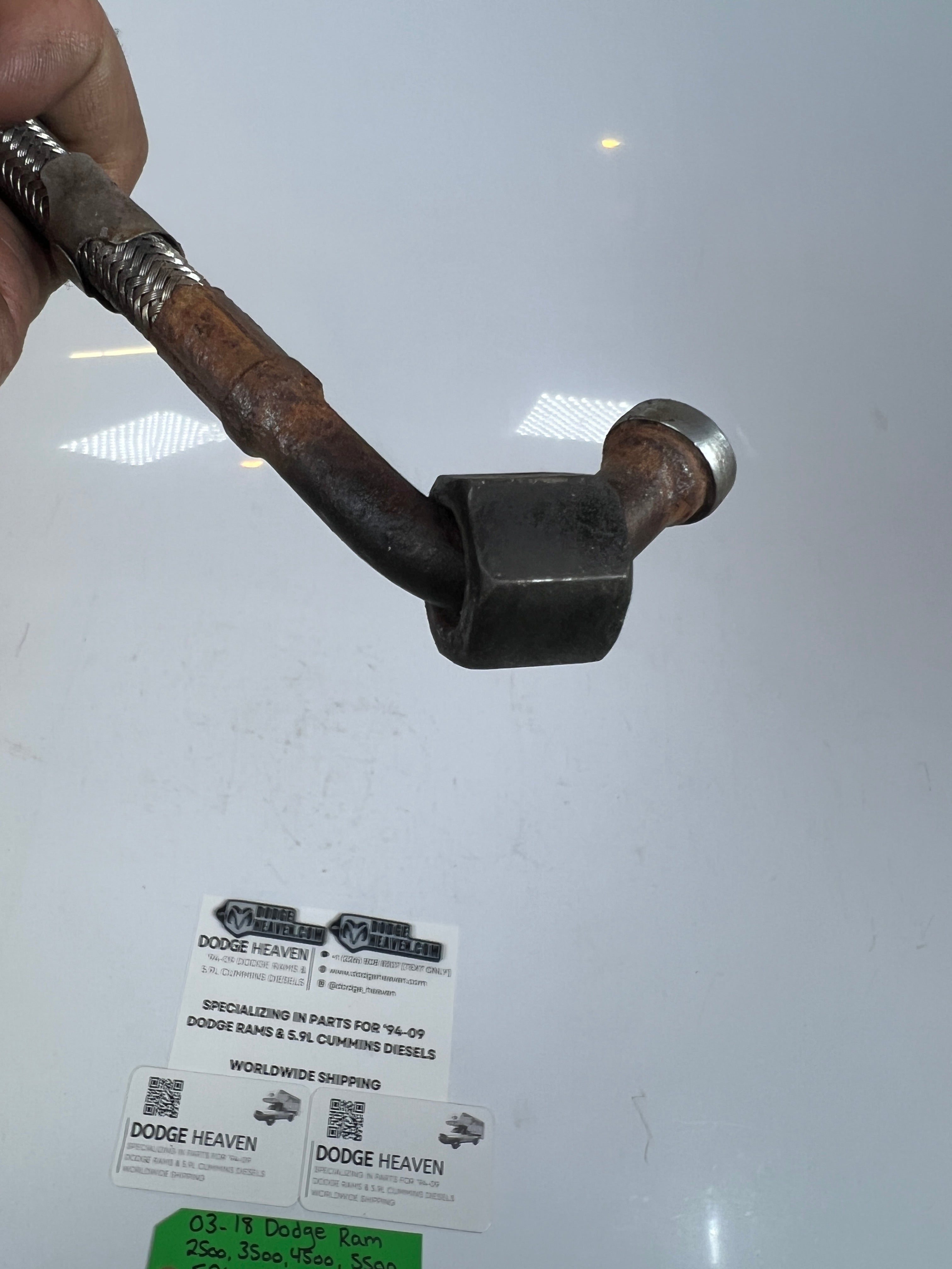 2003-2018 Dodge Ram 5.9L 6.7L Cummins Turbo Oil Feed Supply Line
