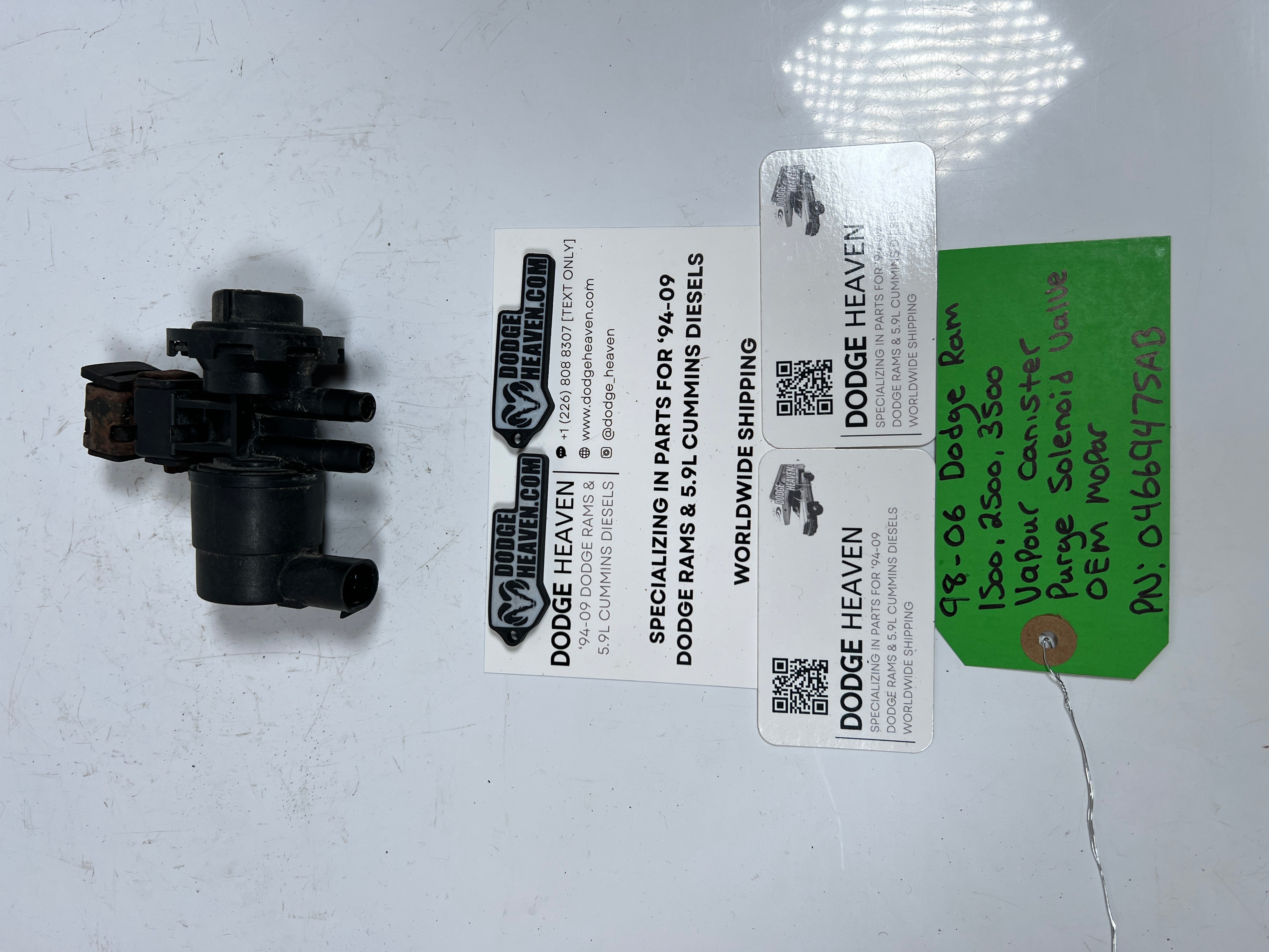 1998-2006 Dodge Ram 1500-3500 Vapor Canister Pruge Solenoid Valve