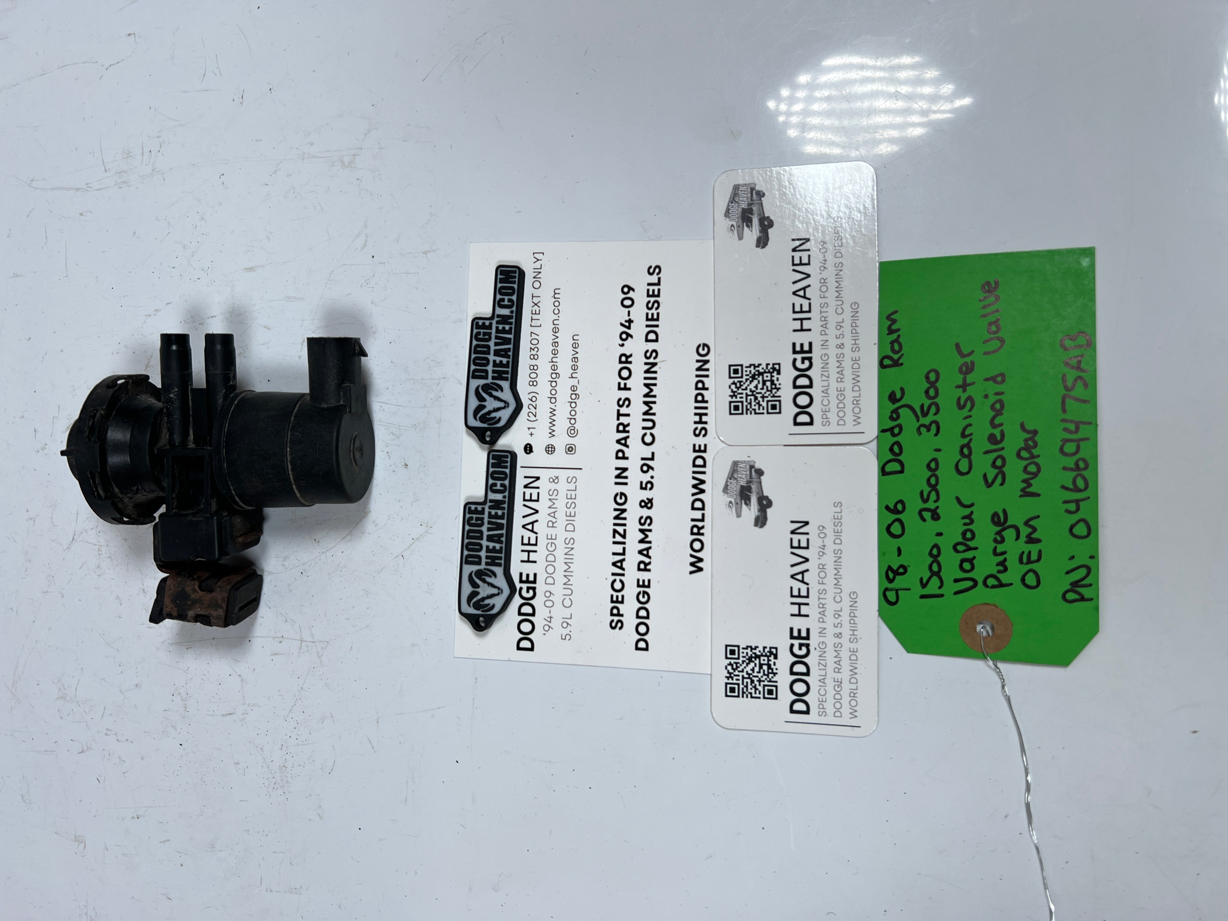 1998-2006 Dodge Ram 1500-3500 Vapor Canister Pruge Solenoid Valve