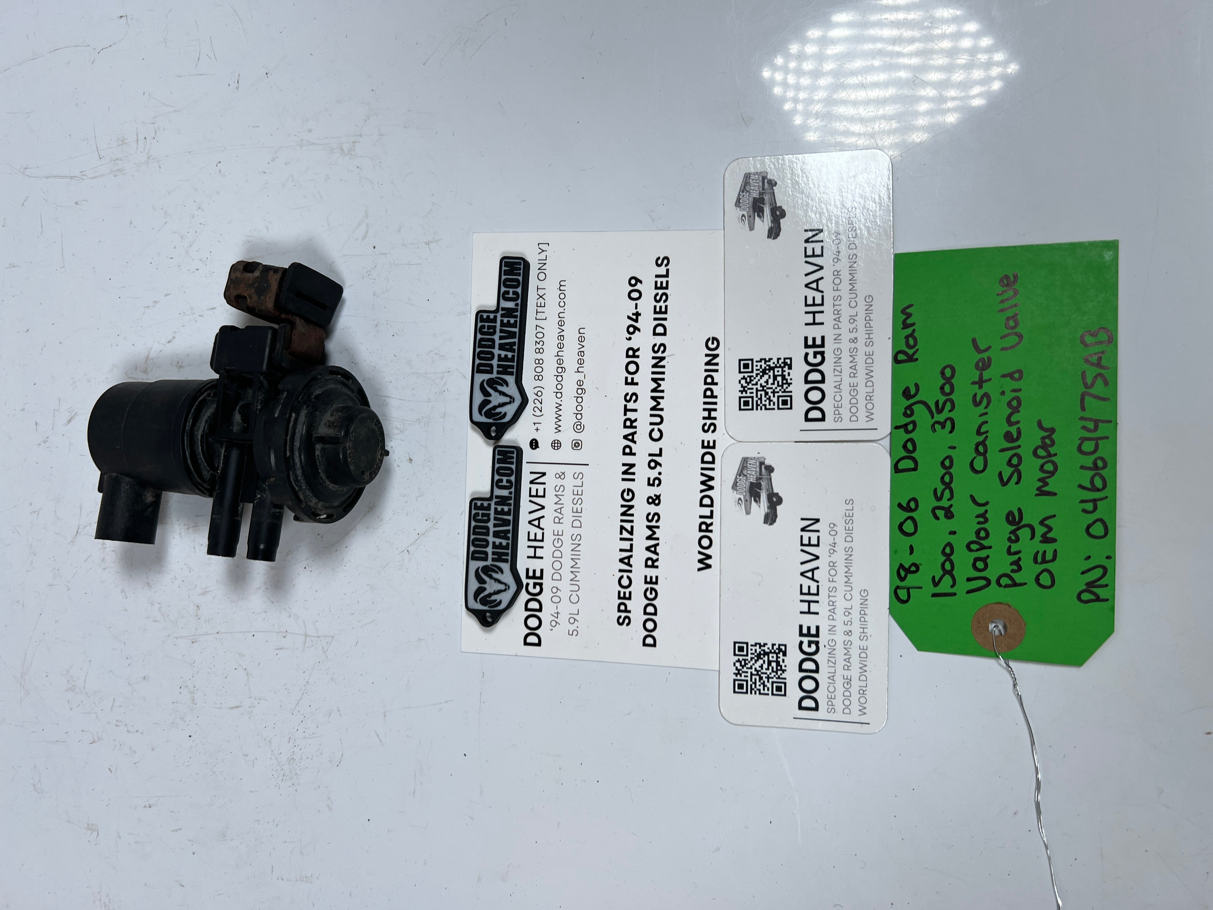 1998-2006 Dodge Ram 1500-3500 Vapor Canister Pruge Solenoid Valve