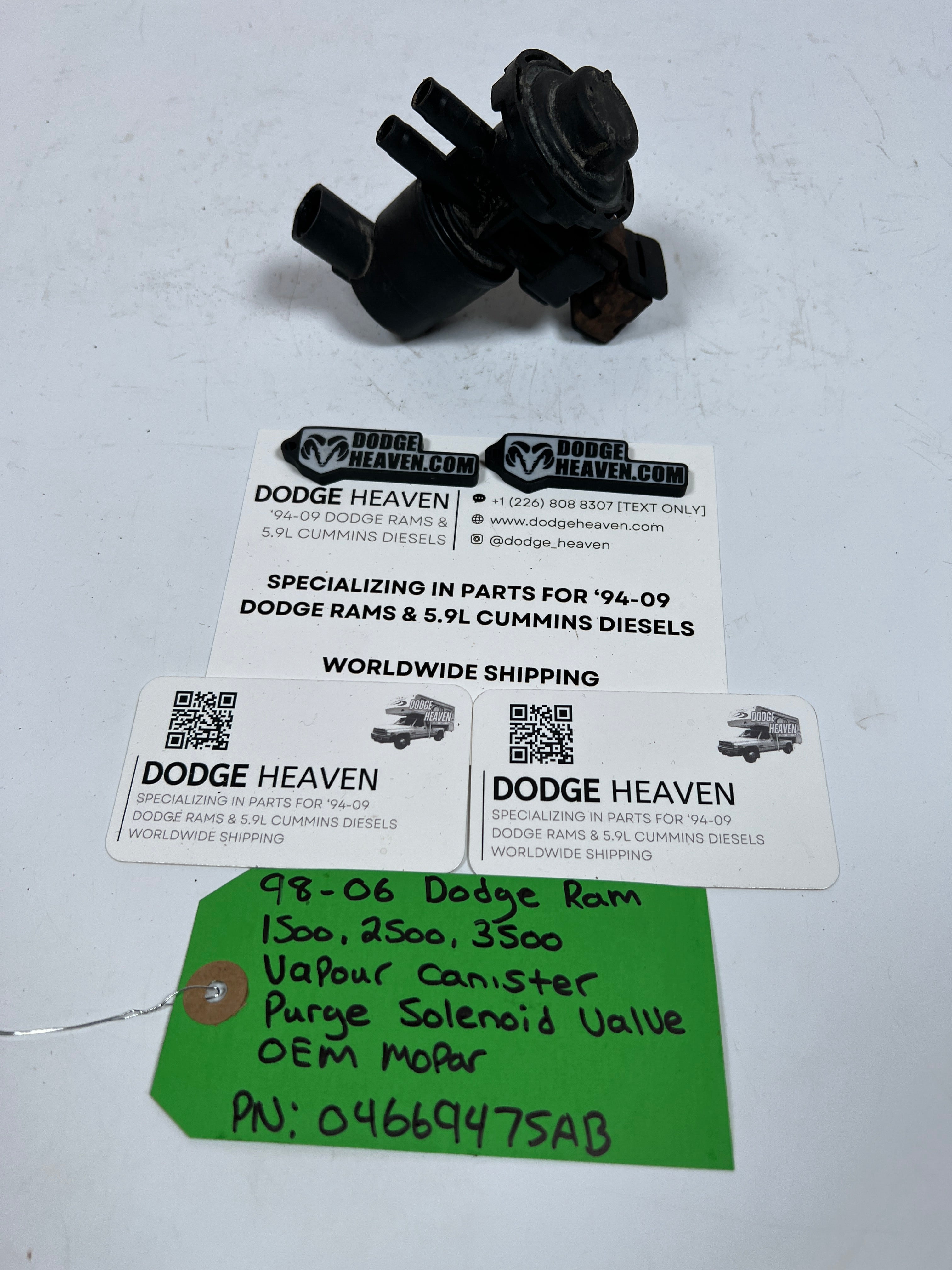 1998-2006 Dodge Ram 1500-3500 Vapor Canister Pruge Solenoid Valve
