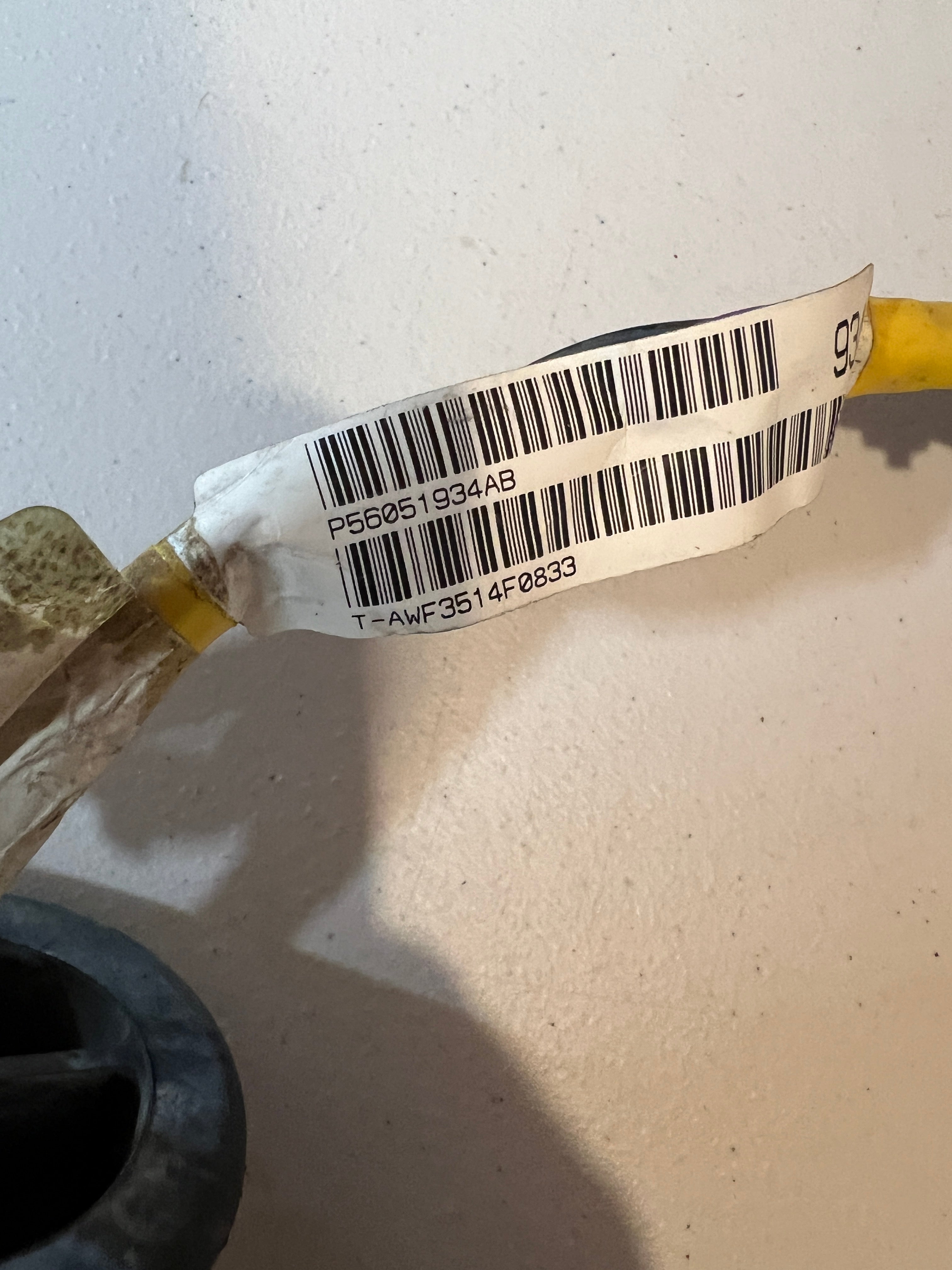 2004-2005 Dodge Ram Front Passenger Power Door Wiring Harness