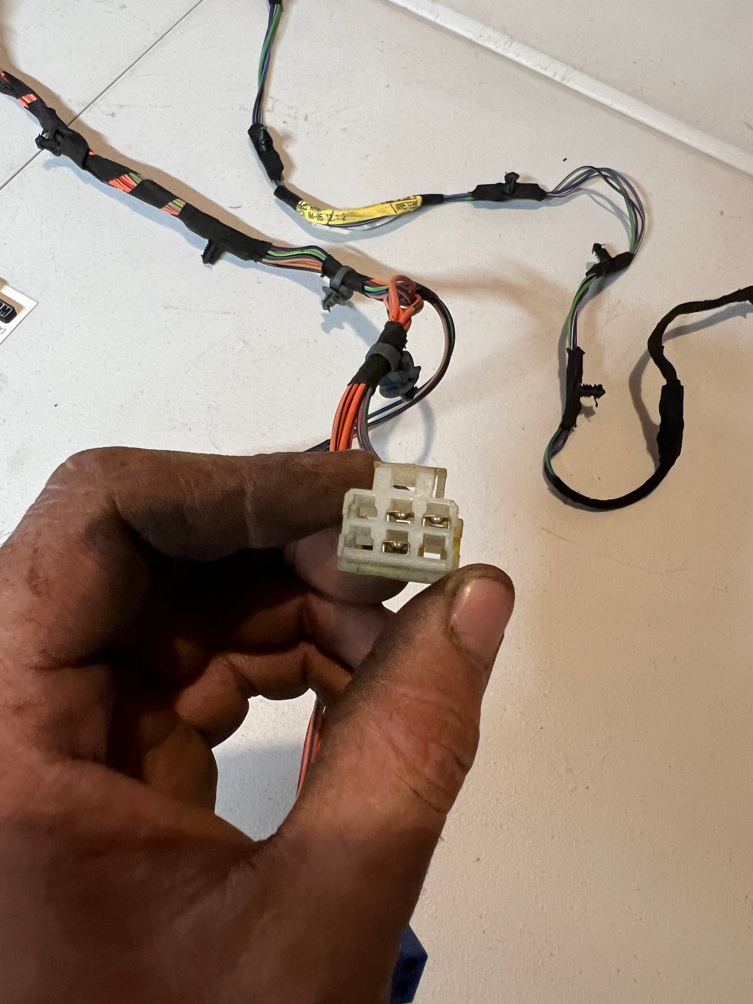 2004-2005 Dodge Ram Front Passenger Power Door Wiring Harness