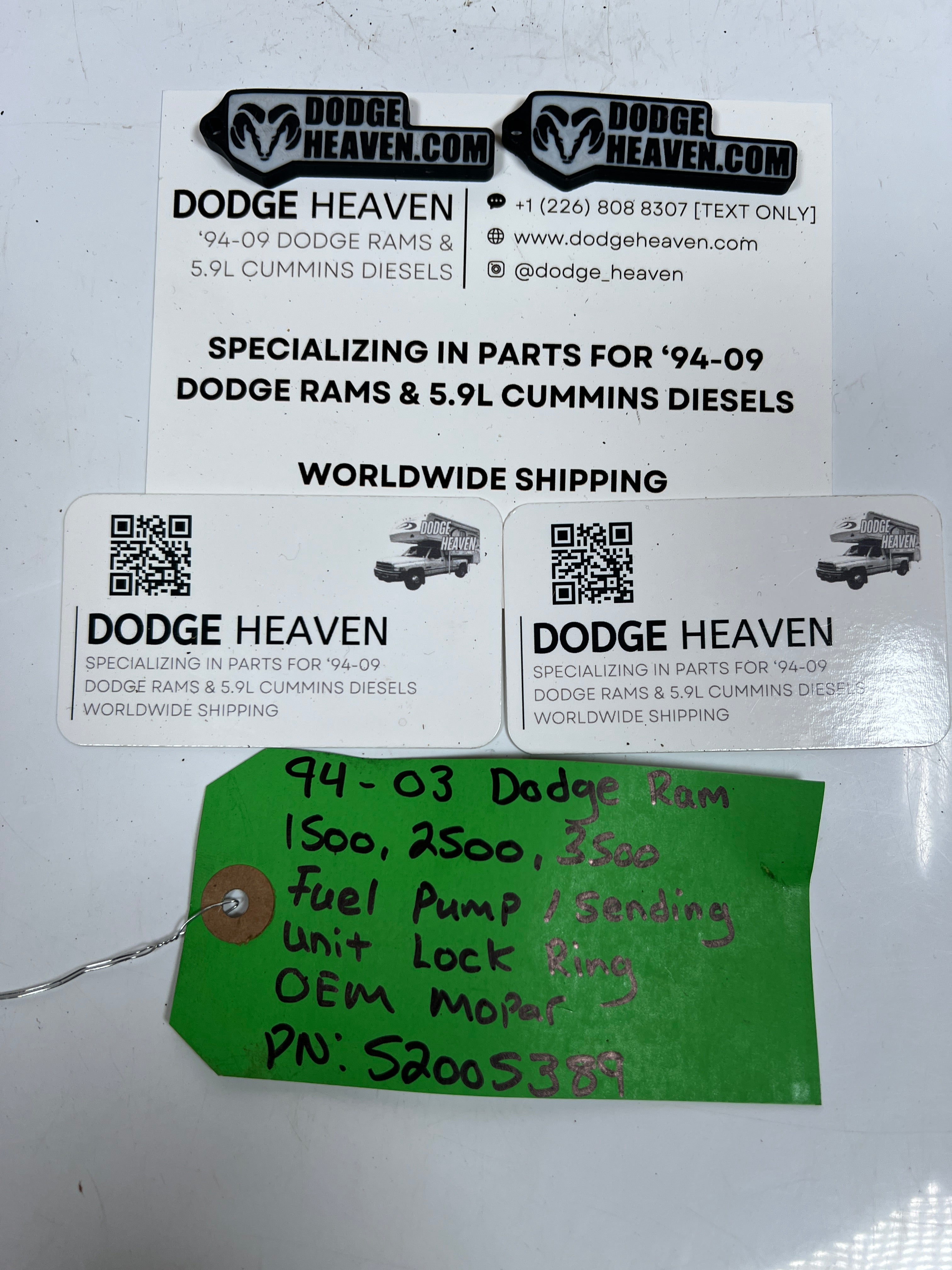 1994-2003 Dodge Ram 1500-3500 Fuel Pump Sending Unit Lock Ring