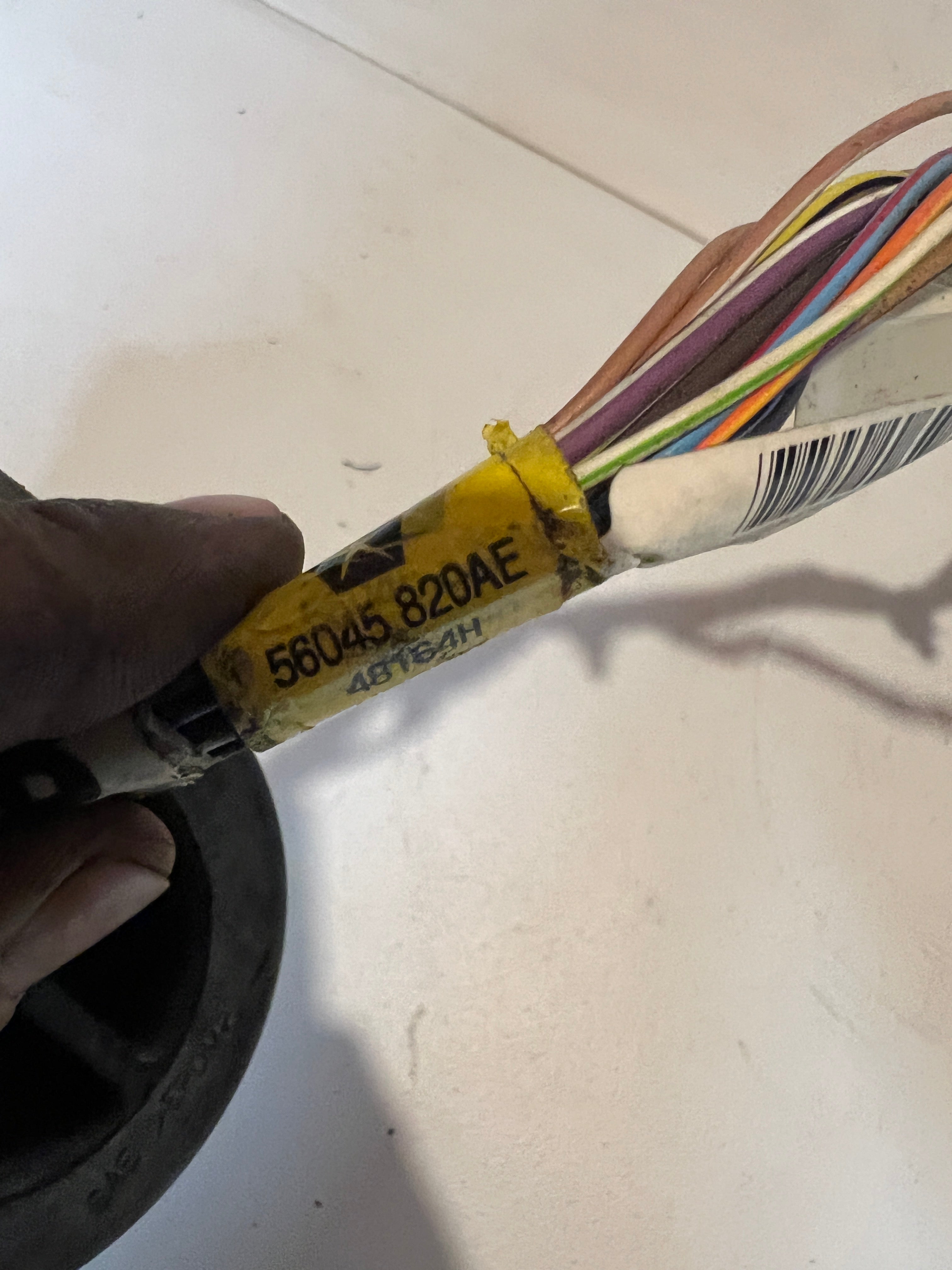 2002-2003 Dodge Ram Front Passenger Power Door Wiring Harness