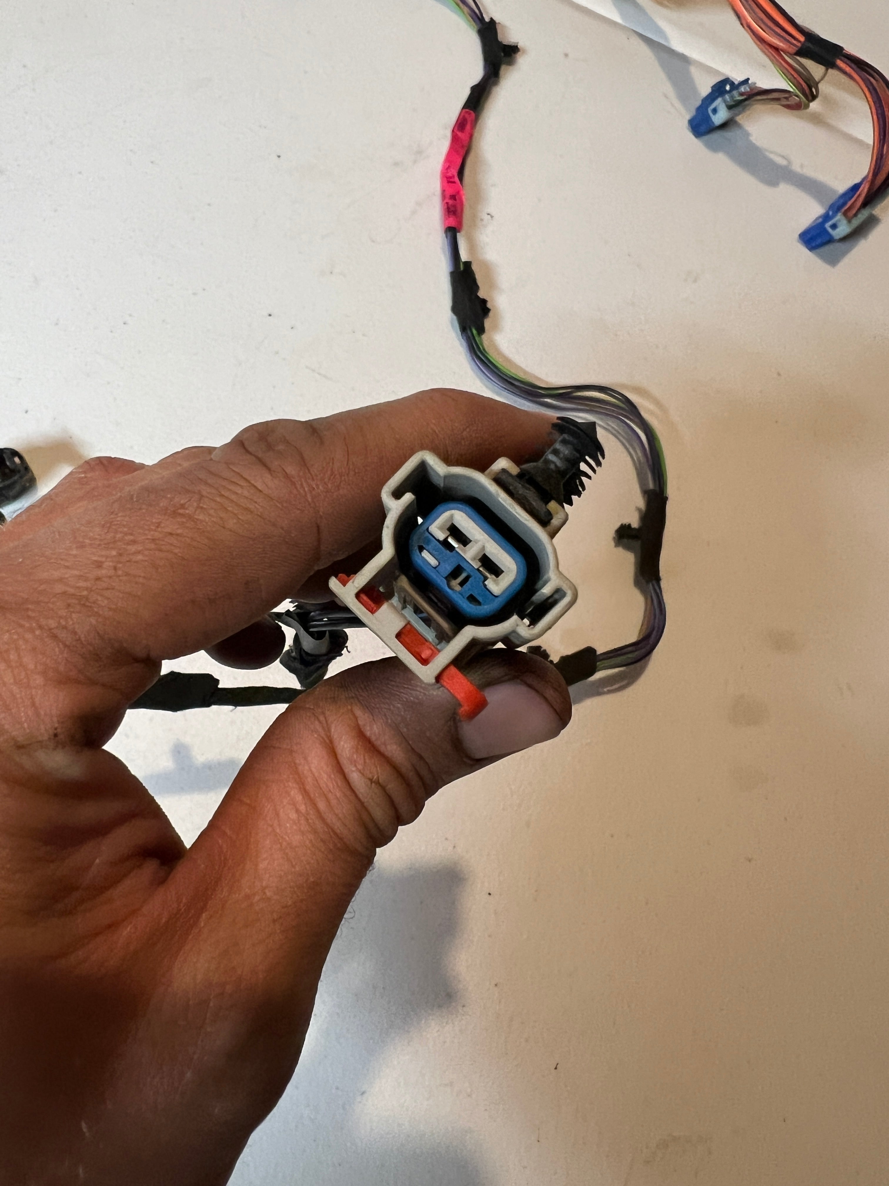 2004-2005 Dodge Ram Front Dirver Door Wiring Harness Power W Security