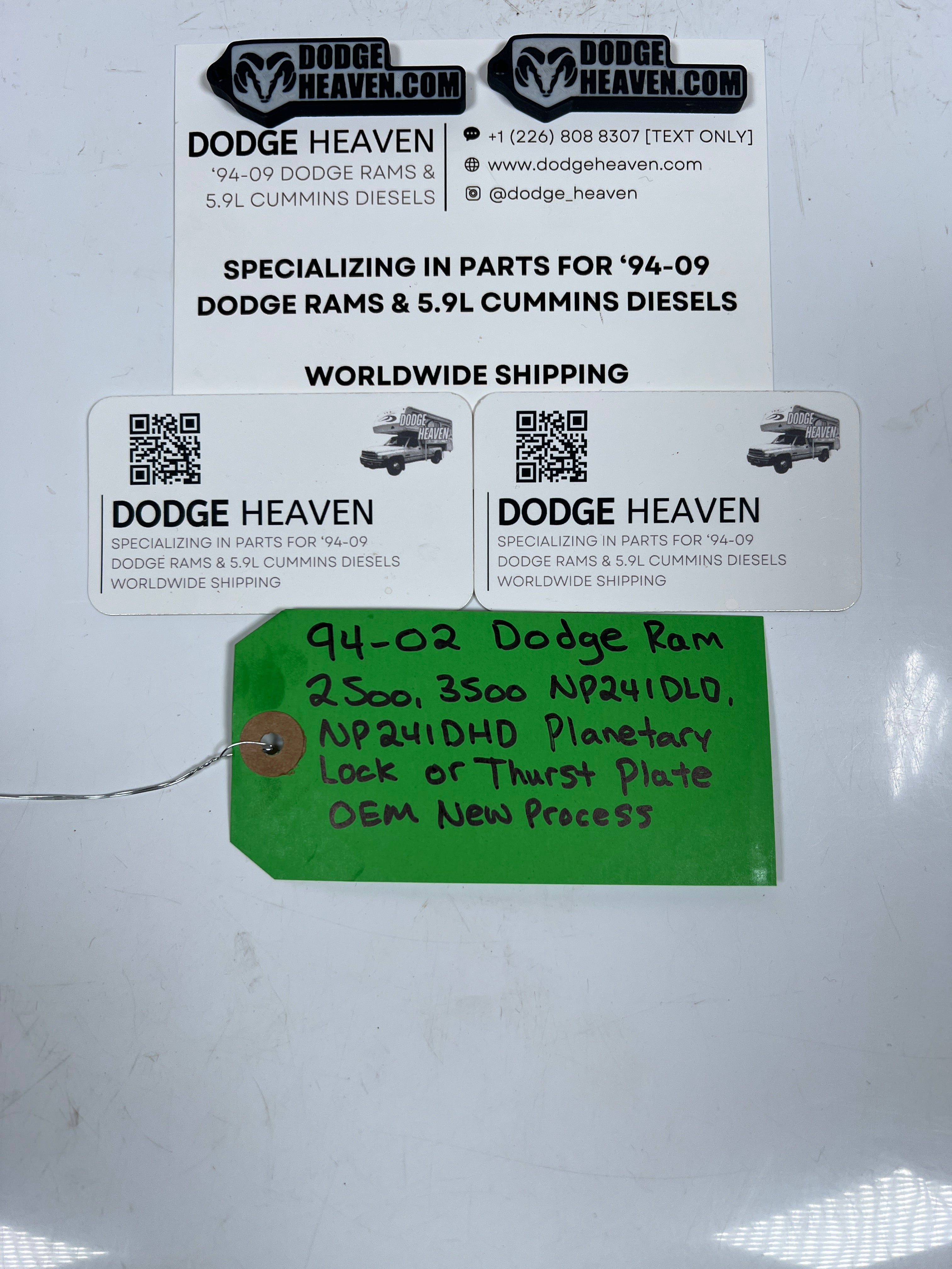 1994-2002 Dodge Ram 241DLD 241DHD Planetary Thrust Plate New Process