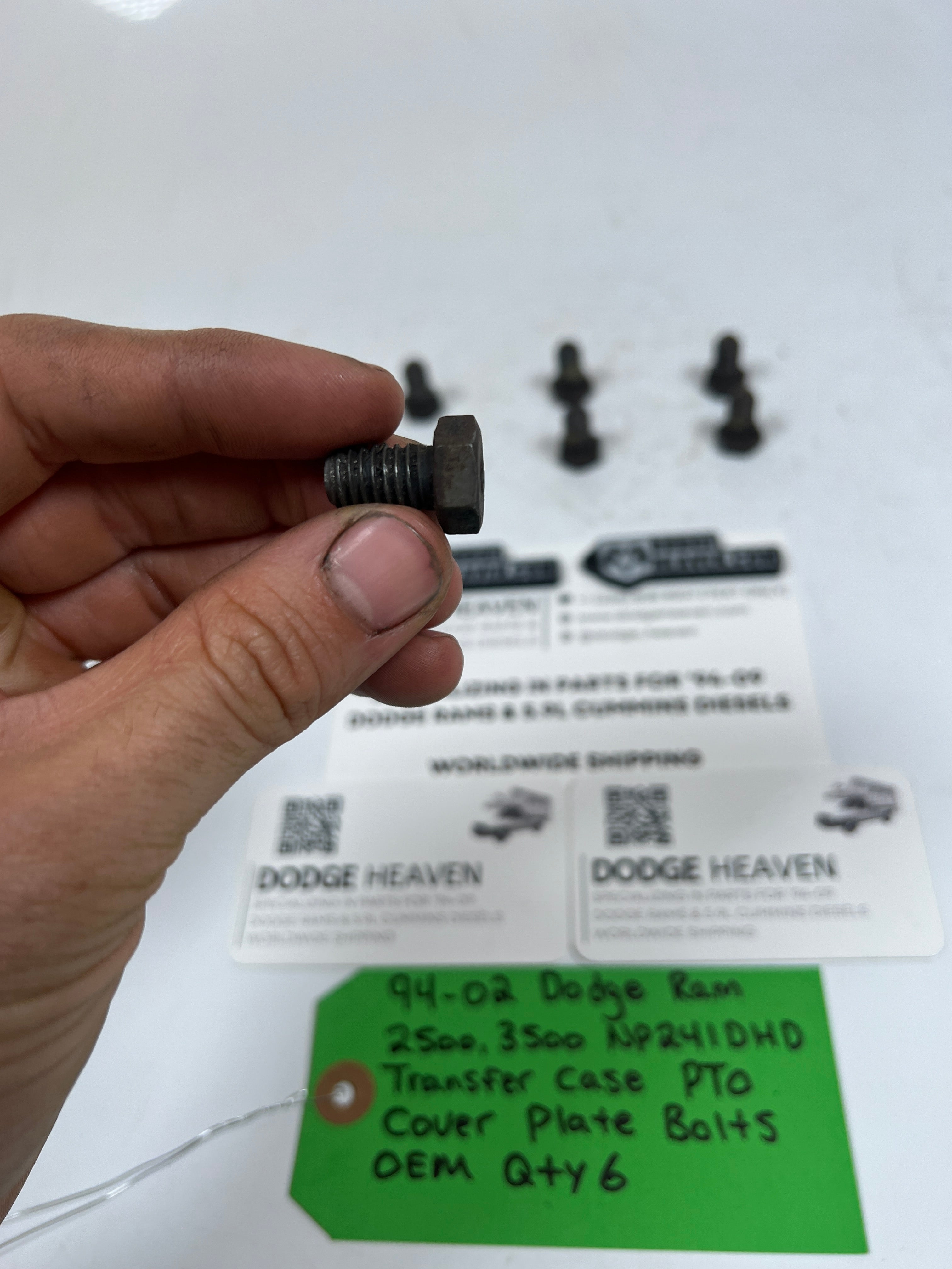 1994-2002 Dodge Ram 241DLD 241DHD Transfer Case PTO Cover Plate Bolts QTY 6