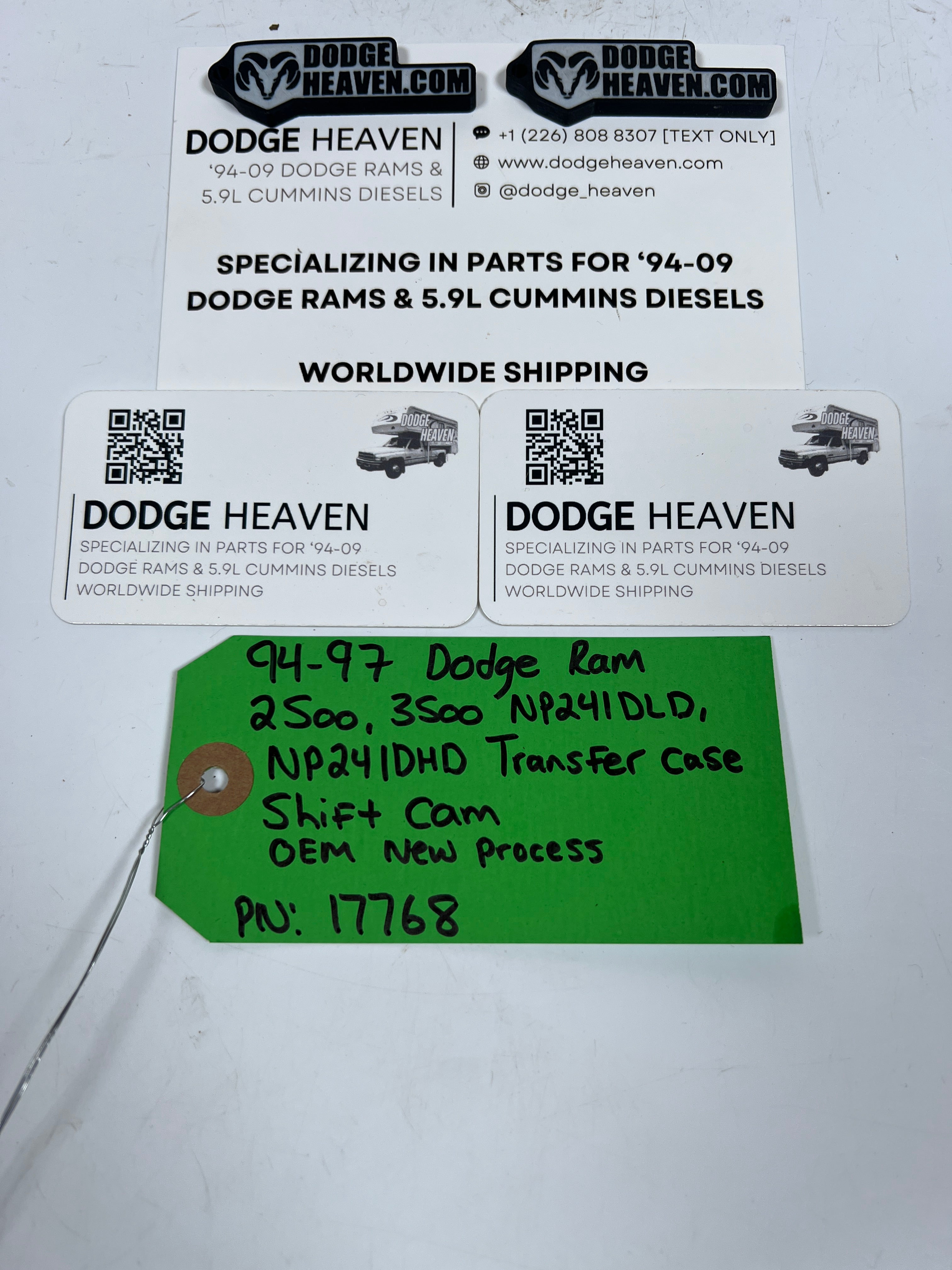 1994-1997 Dodge Ram 241DLD 241DHD Transfer Case Shift Cam New Process
