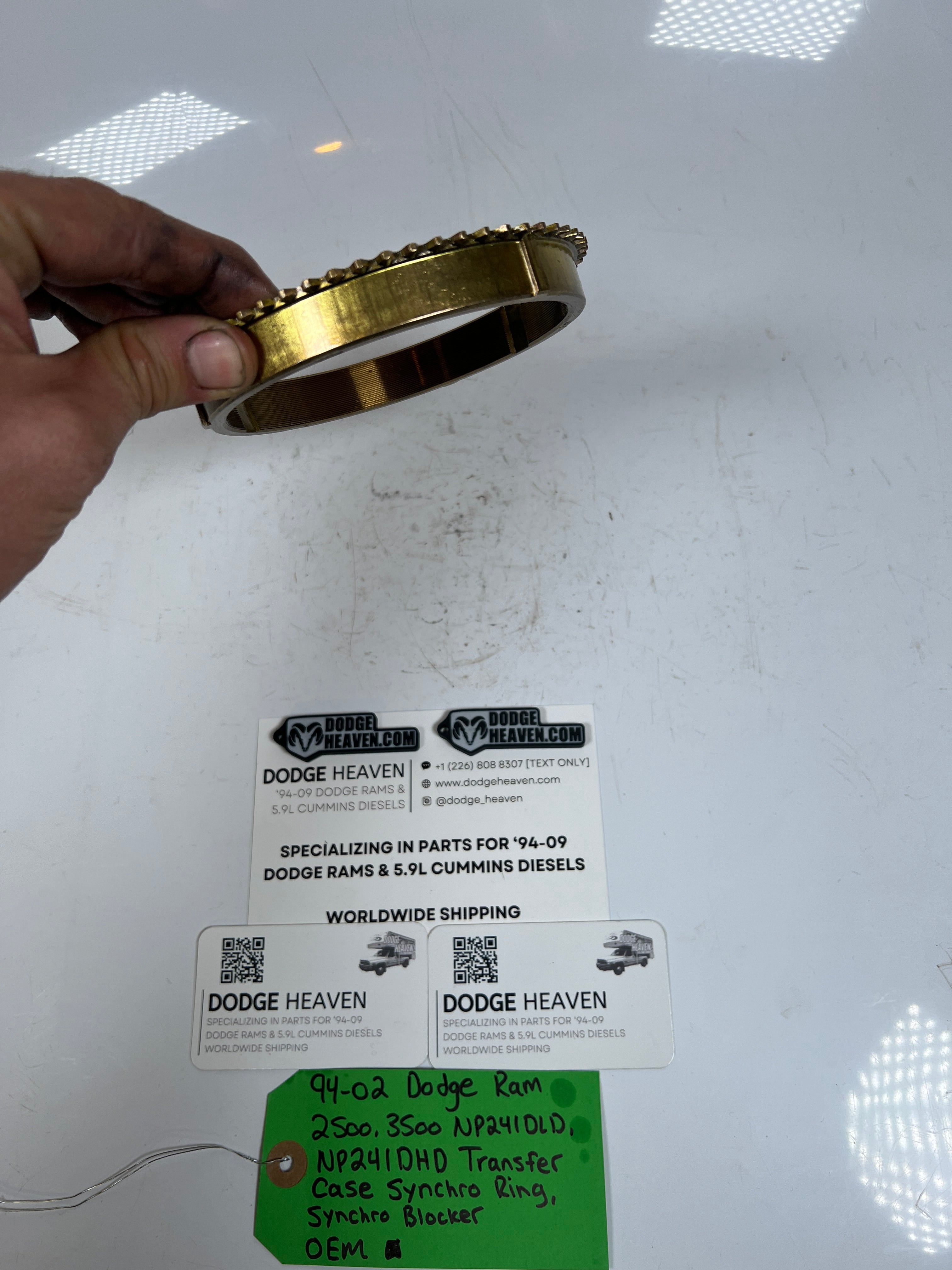 1994-2002 Dodge Ram 241DLD 241DHD Transfer Case Synchro Ring Synchro Blocker
