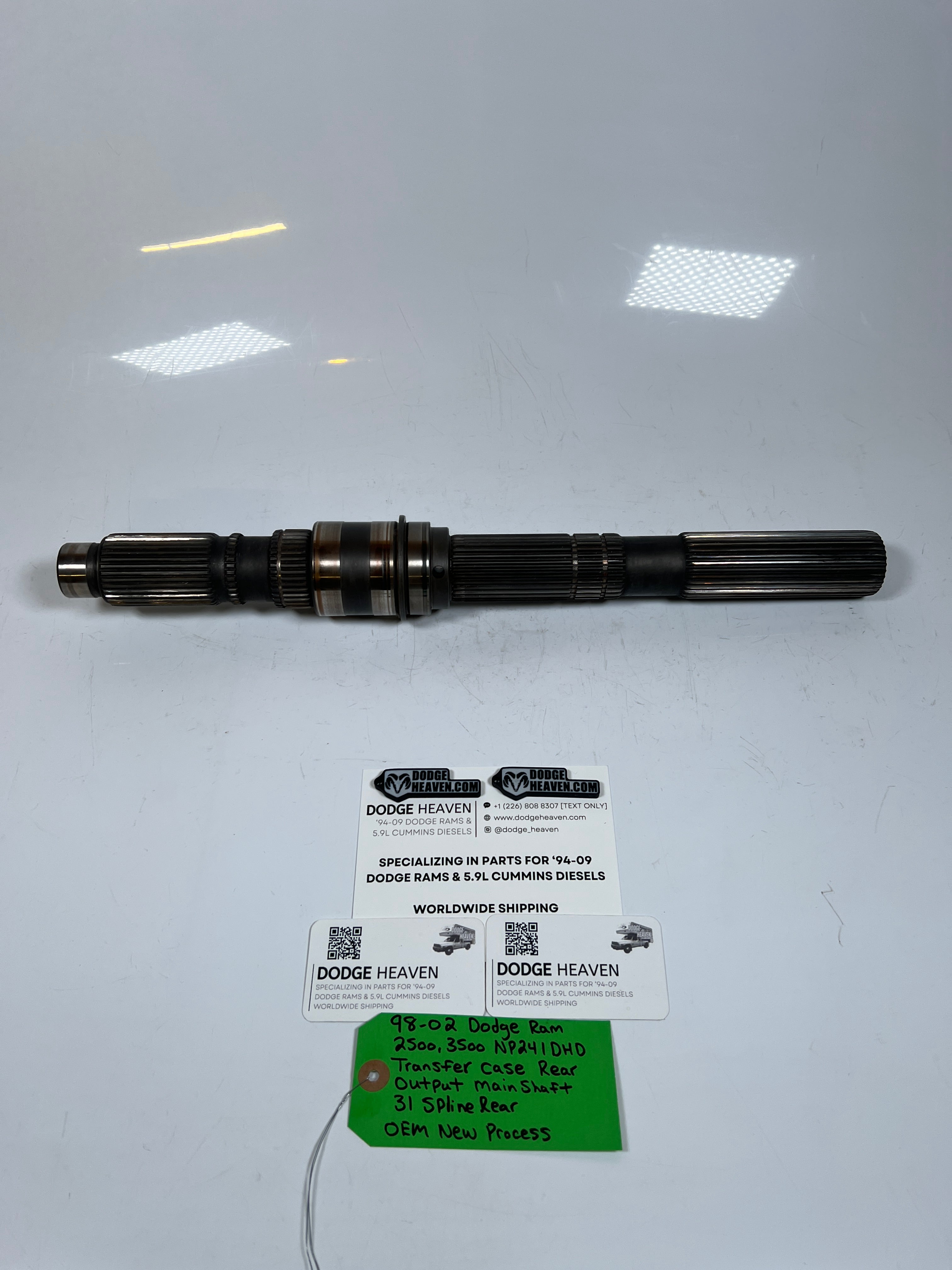1998-2002 Dodge Ram NP241DHD Transfer Case Rear Output Shaft 31 Spline