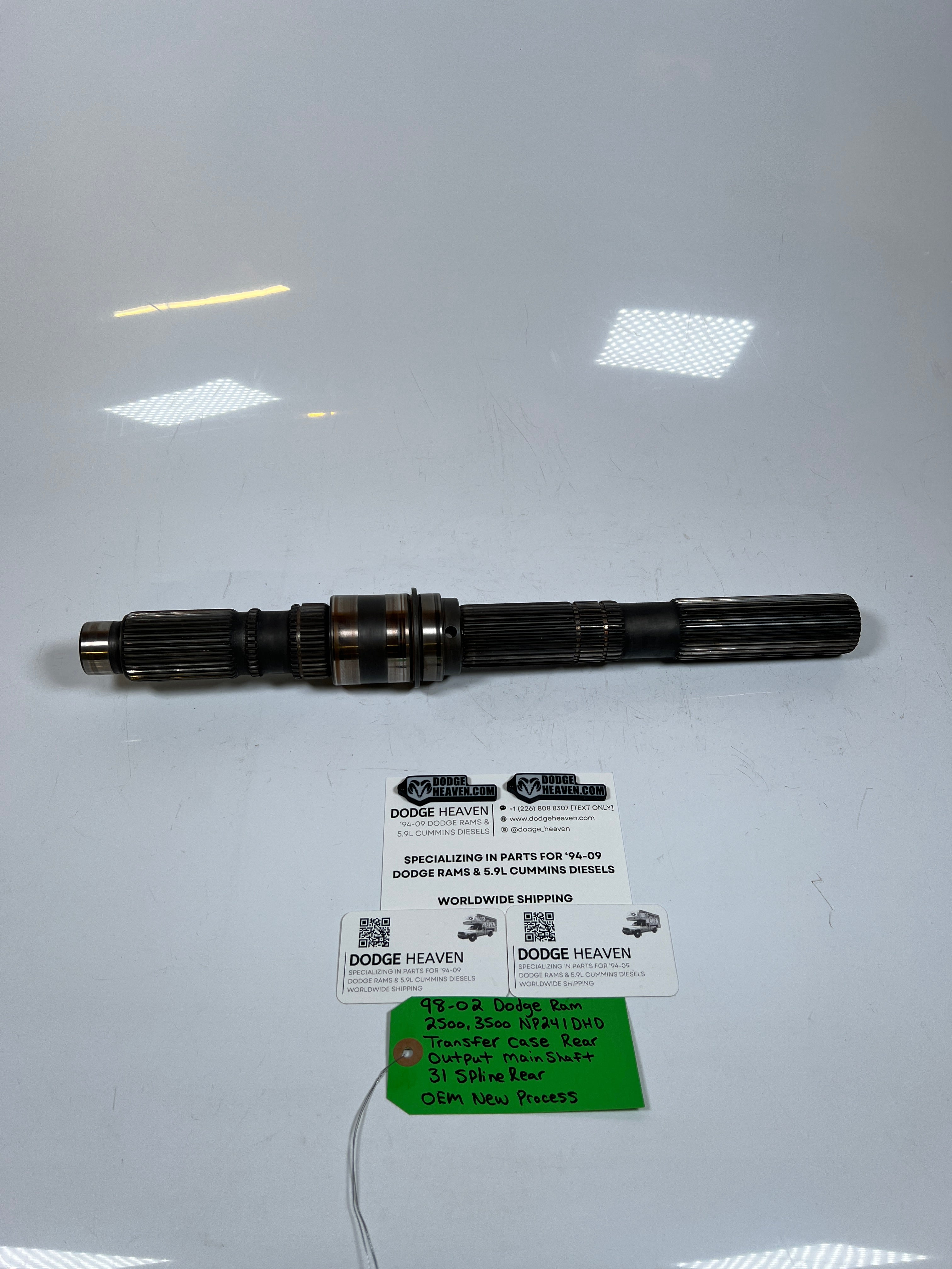 1998-2002 Dodge Ram NP241DHD Transfer Case Rear Output Shaft 31 Spline