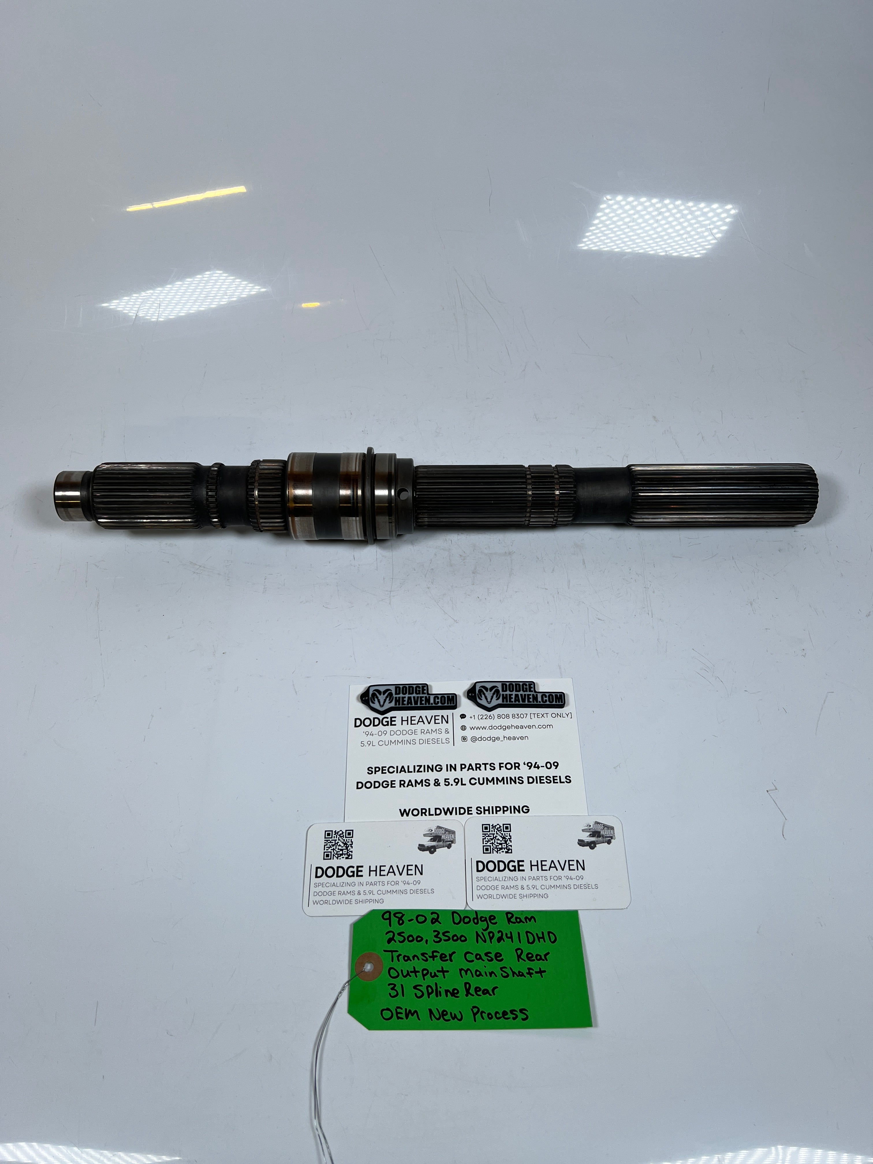 1998-2002 Dodge Ram NP241DHD Transfer Case Rear Output Shaft 31 Spline