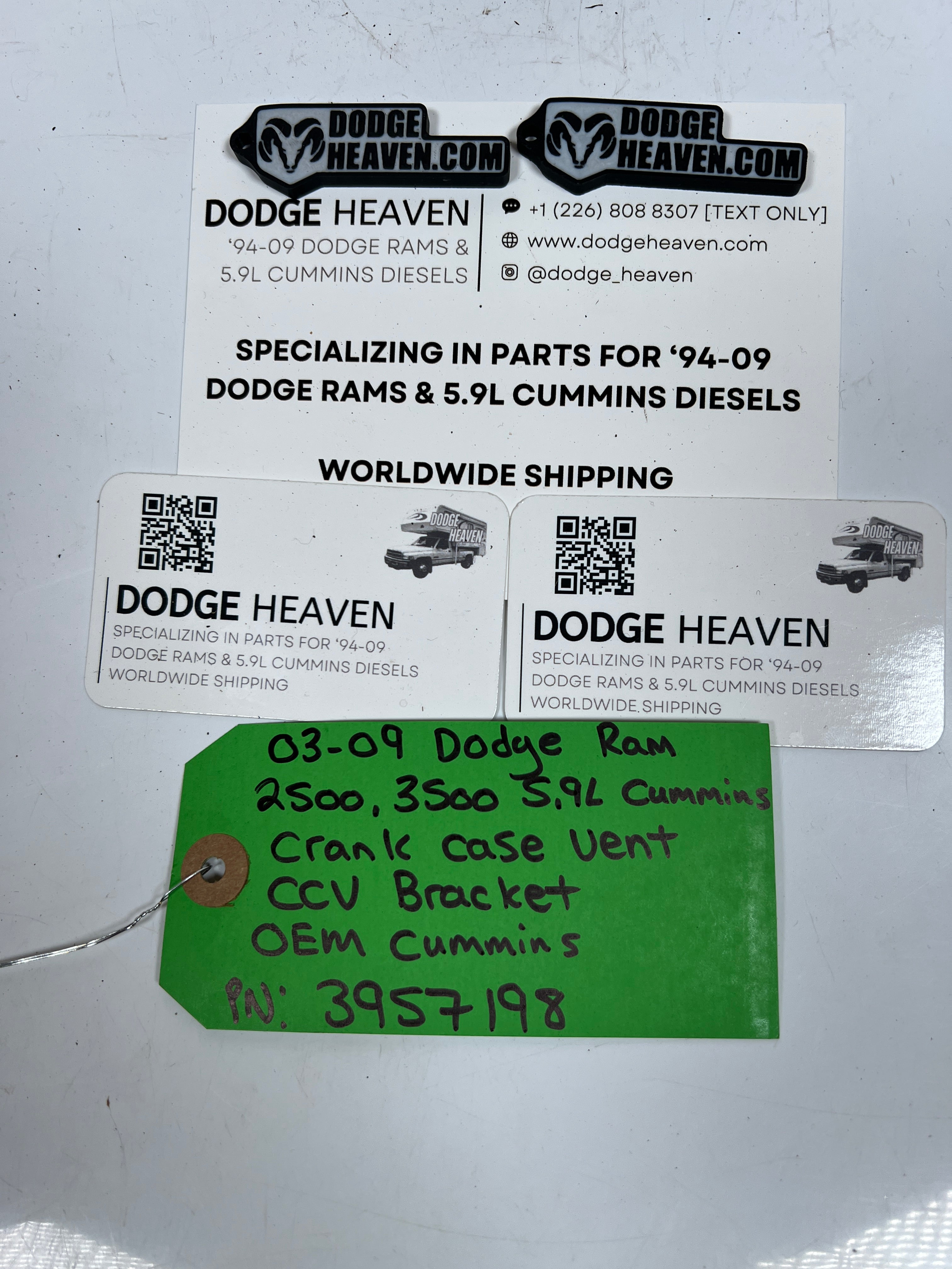 2003-2009 Dodge Ram 5.9L 6.7L Cummins Crank Case Vent CCV Bracket