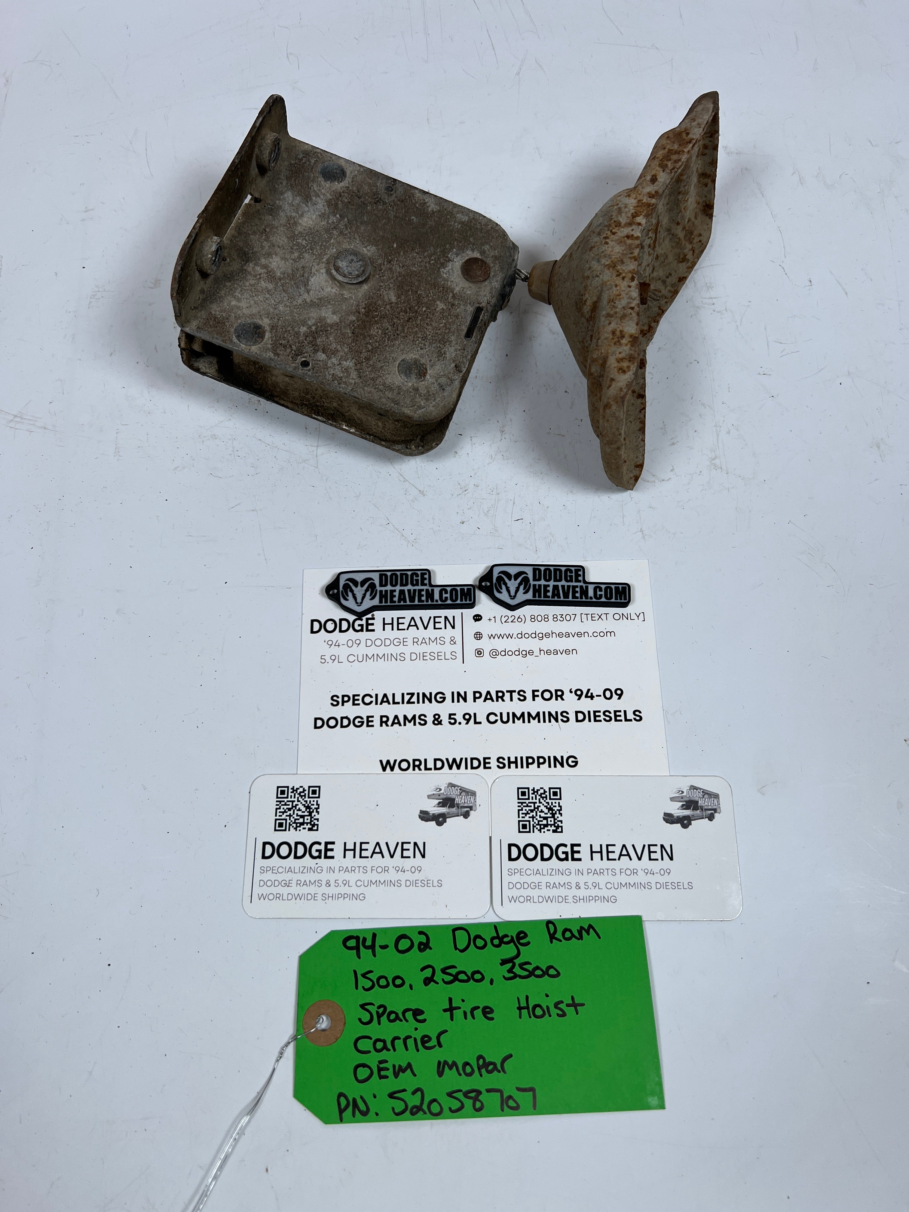 1994-2002 Dodge Ram 1500-3500 Spare Tire Hoist / Winch Carrier