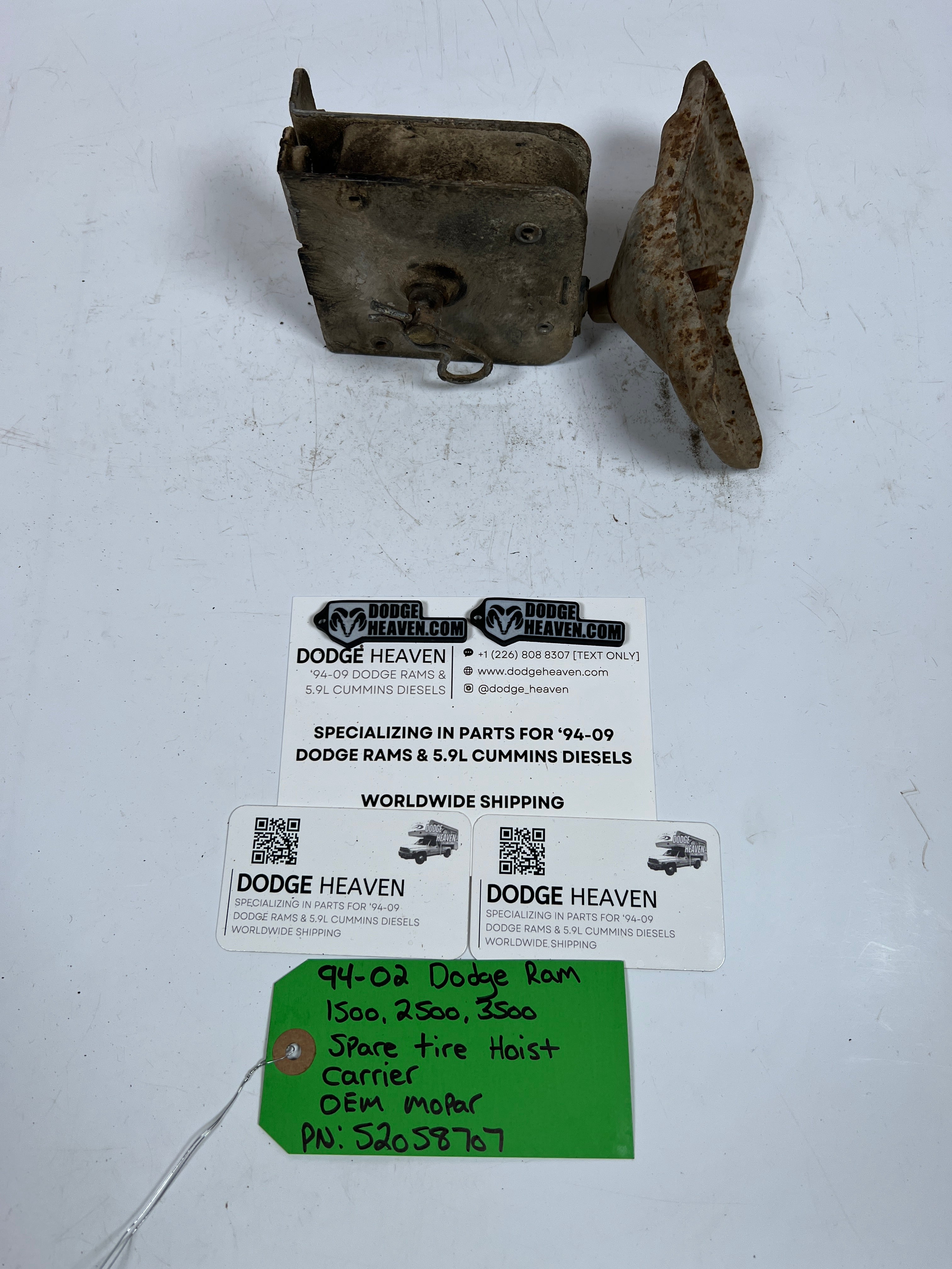 1994-2002 Dodge Ram 1500-3500 Spare Tire Hoist / Winch Carrier
