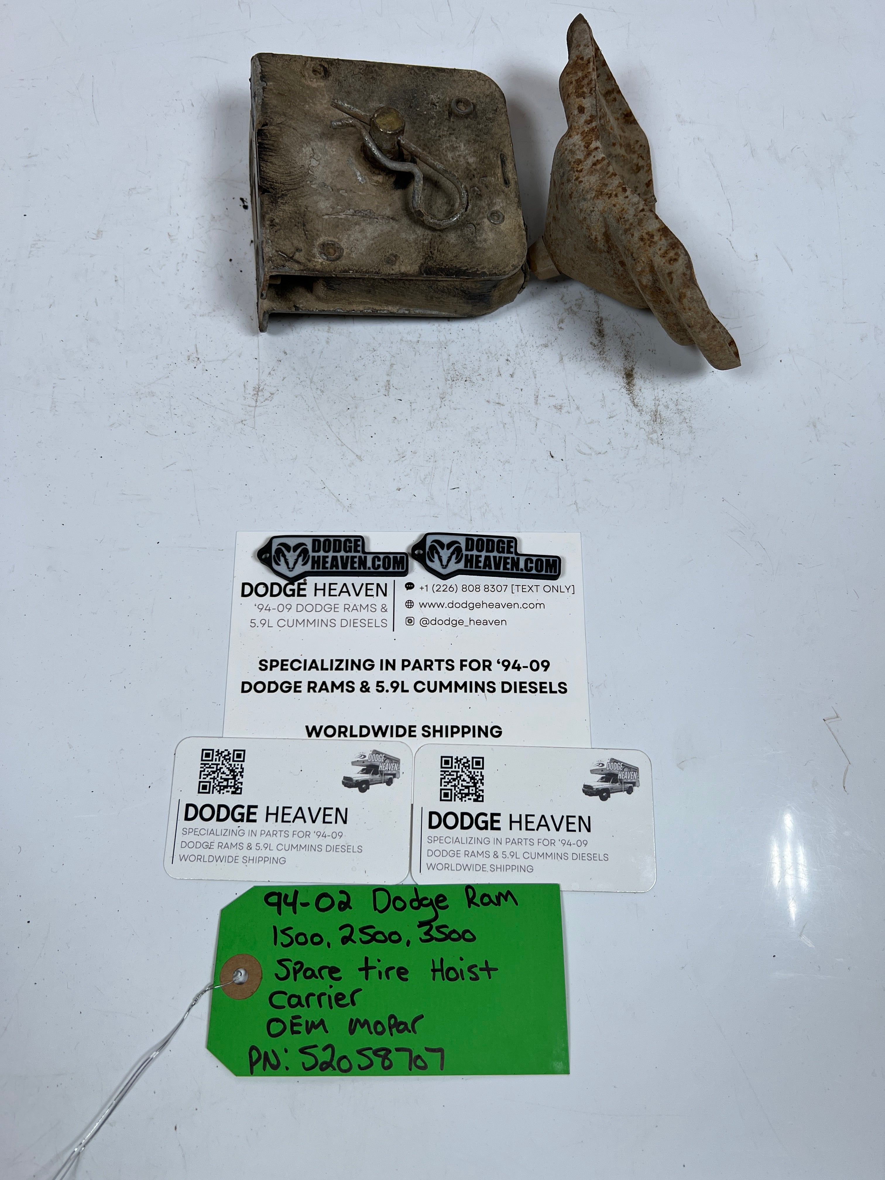 1994-2002 Dodge Ram 1500-3500 Spare Tire Hoist / Winch Carrier