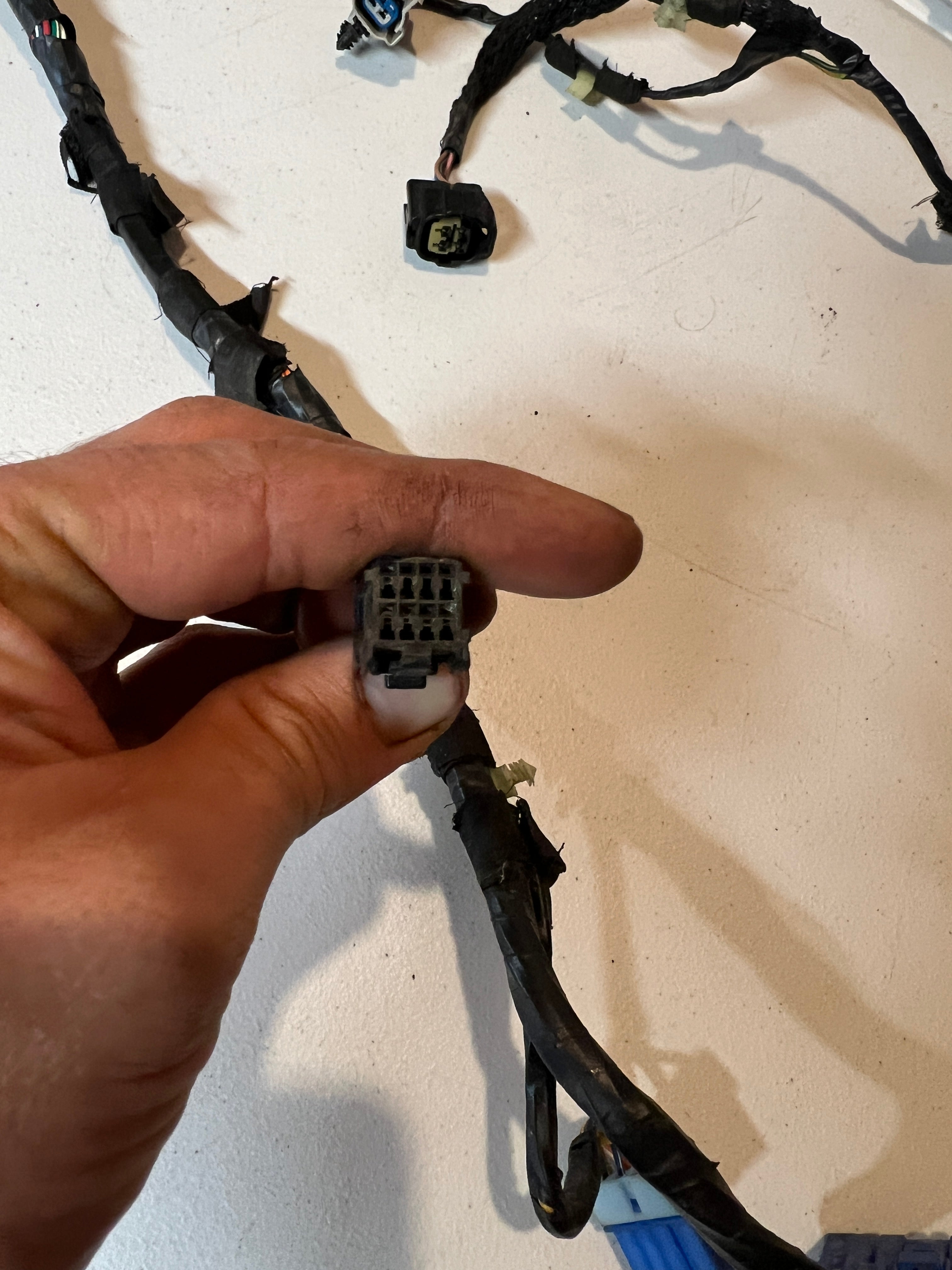 2002-2002 Dodge Ram 1500 Front Driver Power Door Wiring Harness W Security
