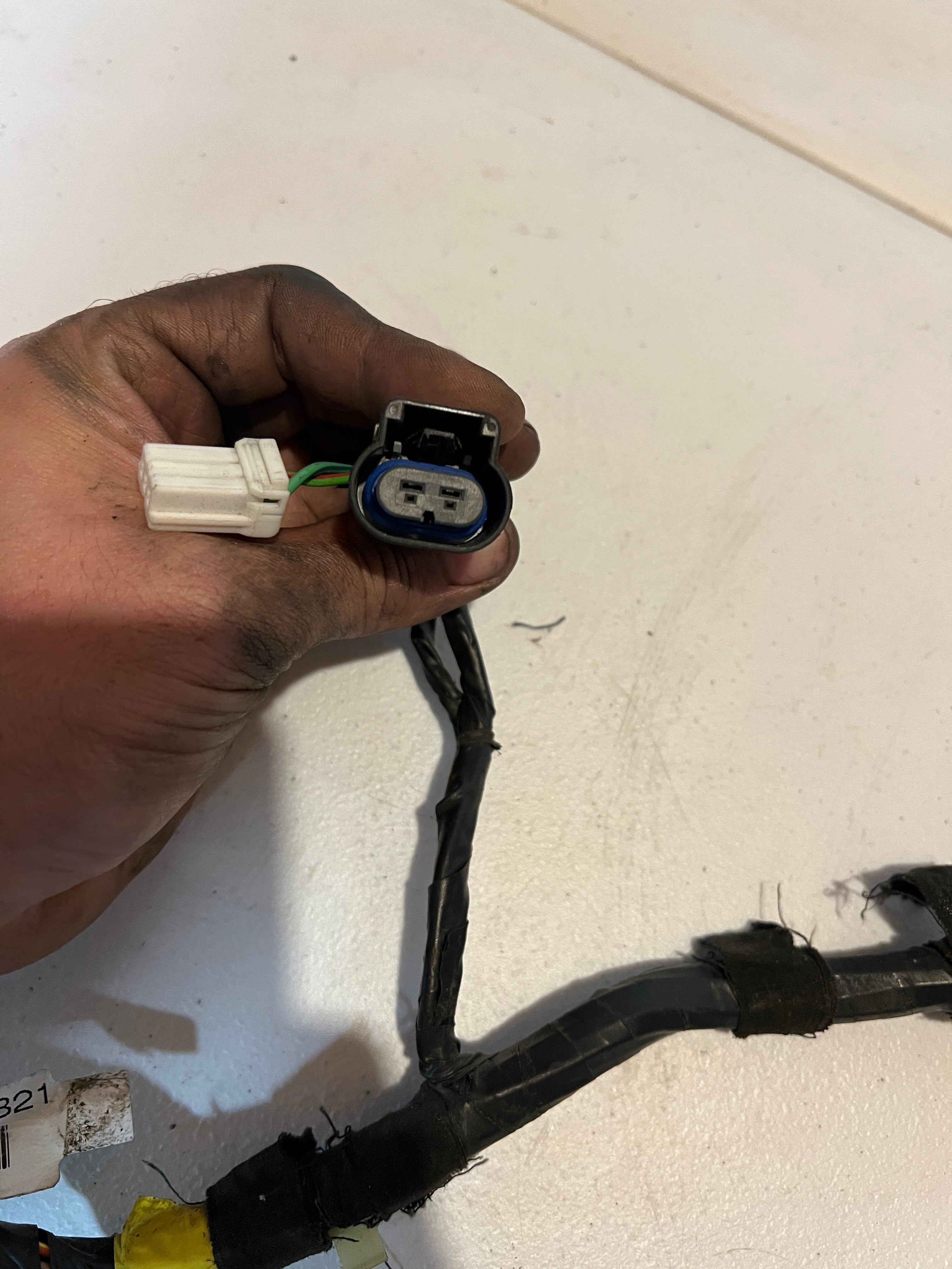 2002-2003 Dodge Ram Front Driver Power Door Wiring Harness