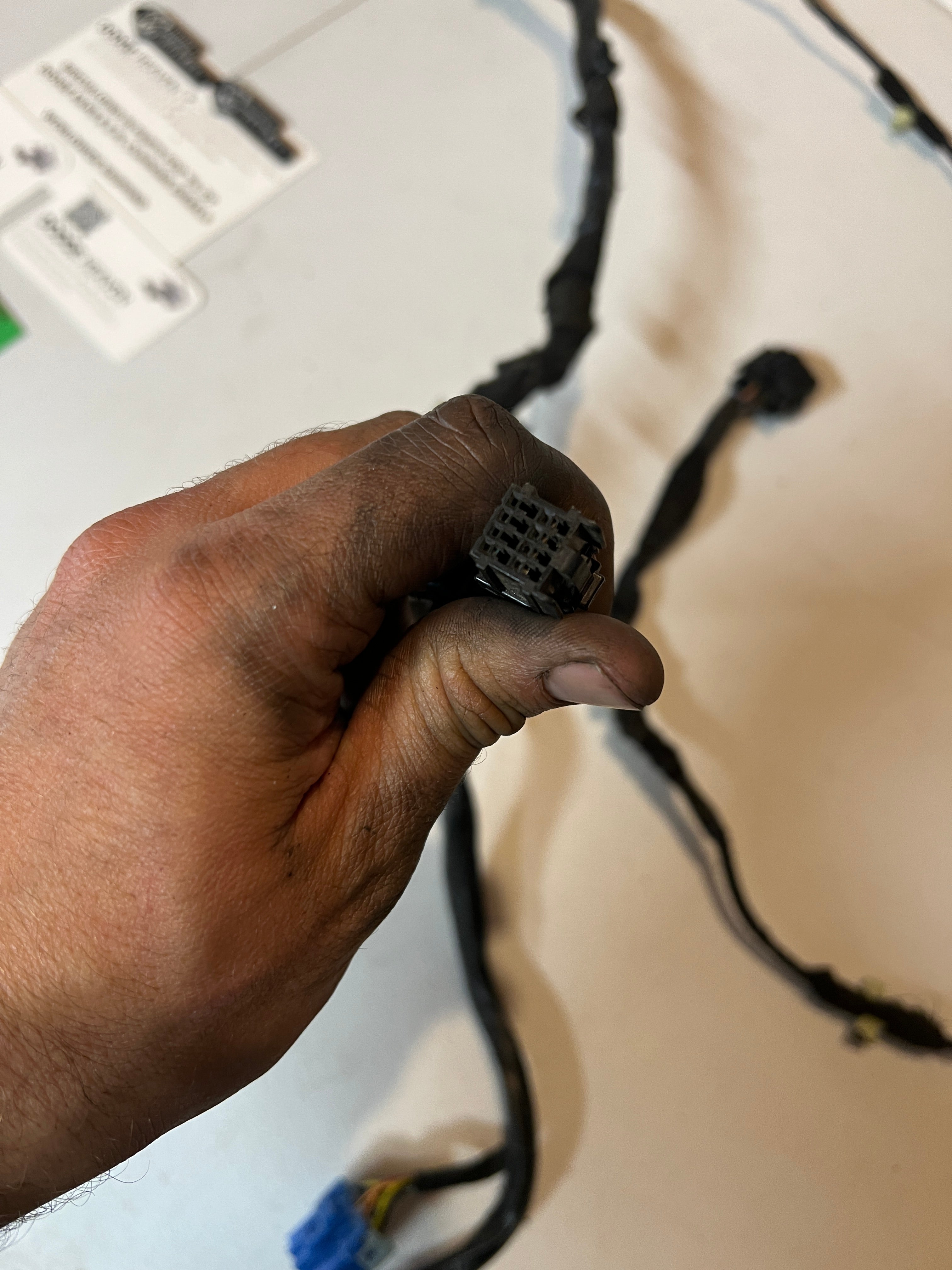 2002-2003 Dodge Ram Front Driver Power Door Wiring Harness