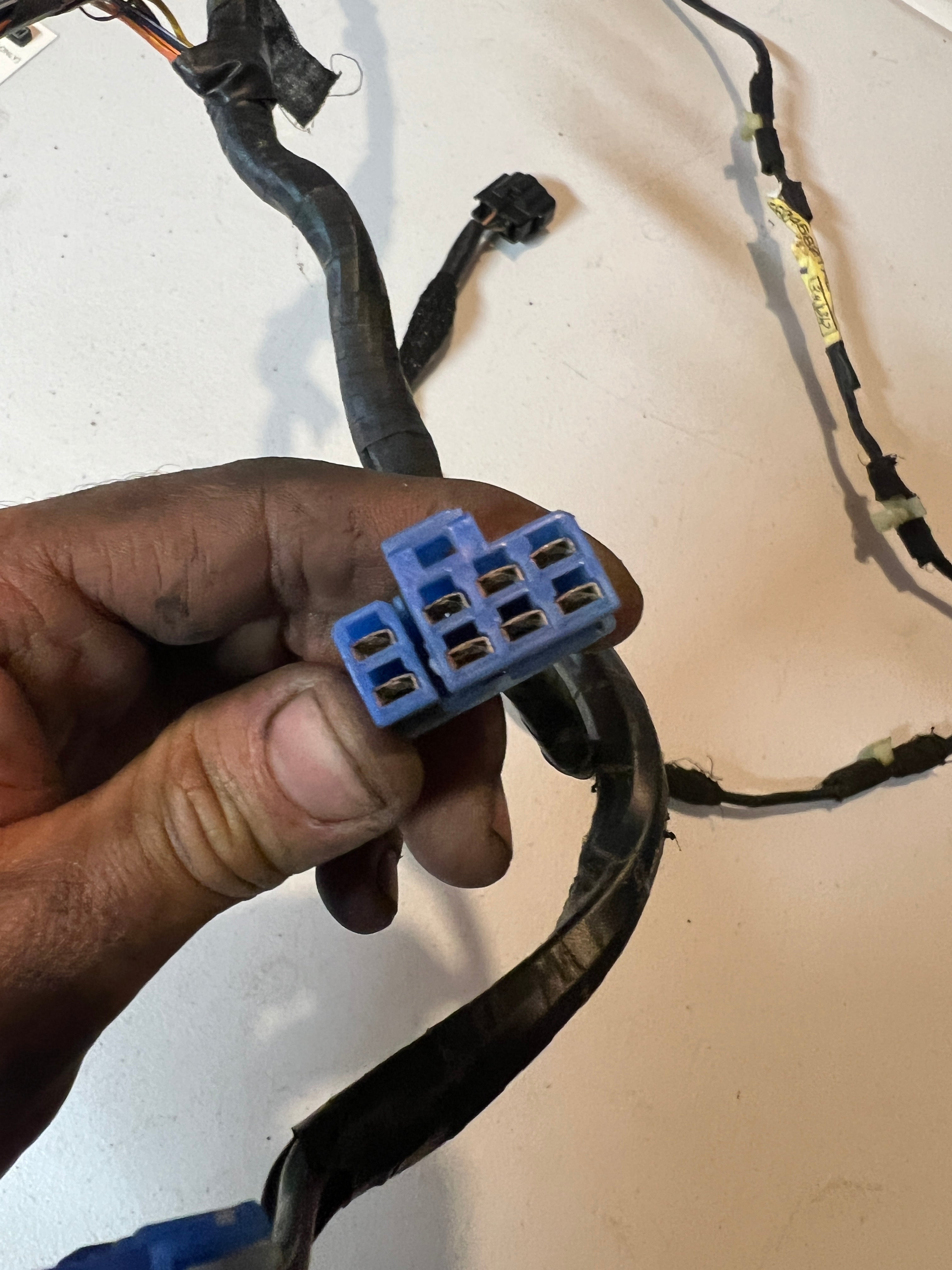 2002-2003 Dodge Ram Front Driver Power Door Wiring Harness